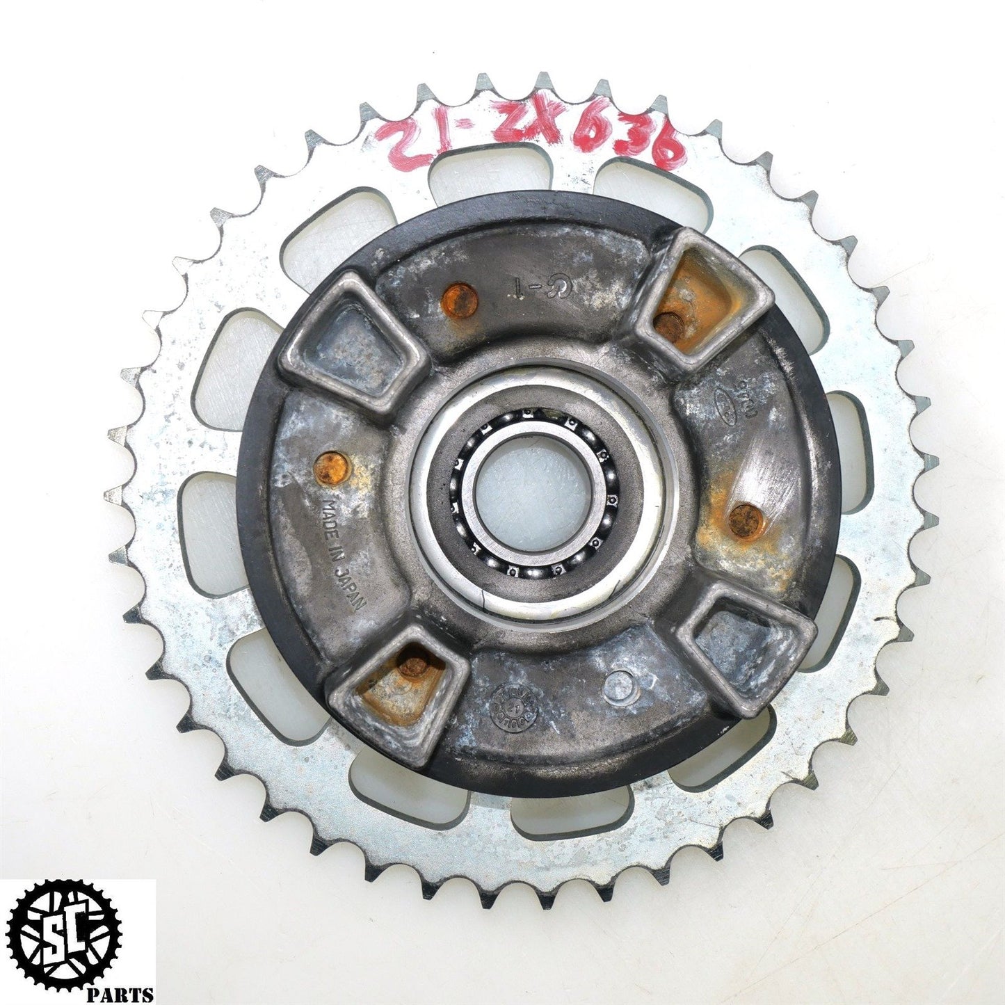 2022 19-23 KAWASAKI NINJA ZX6R 636 REAR SPROCKET HUB K34