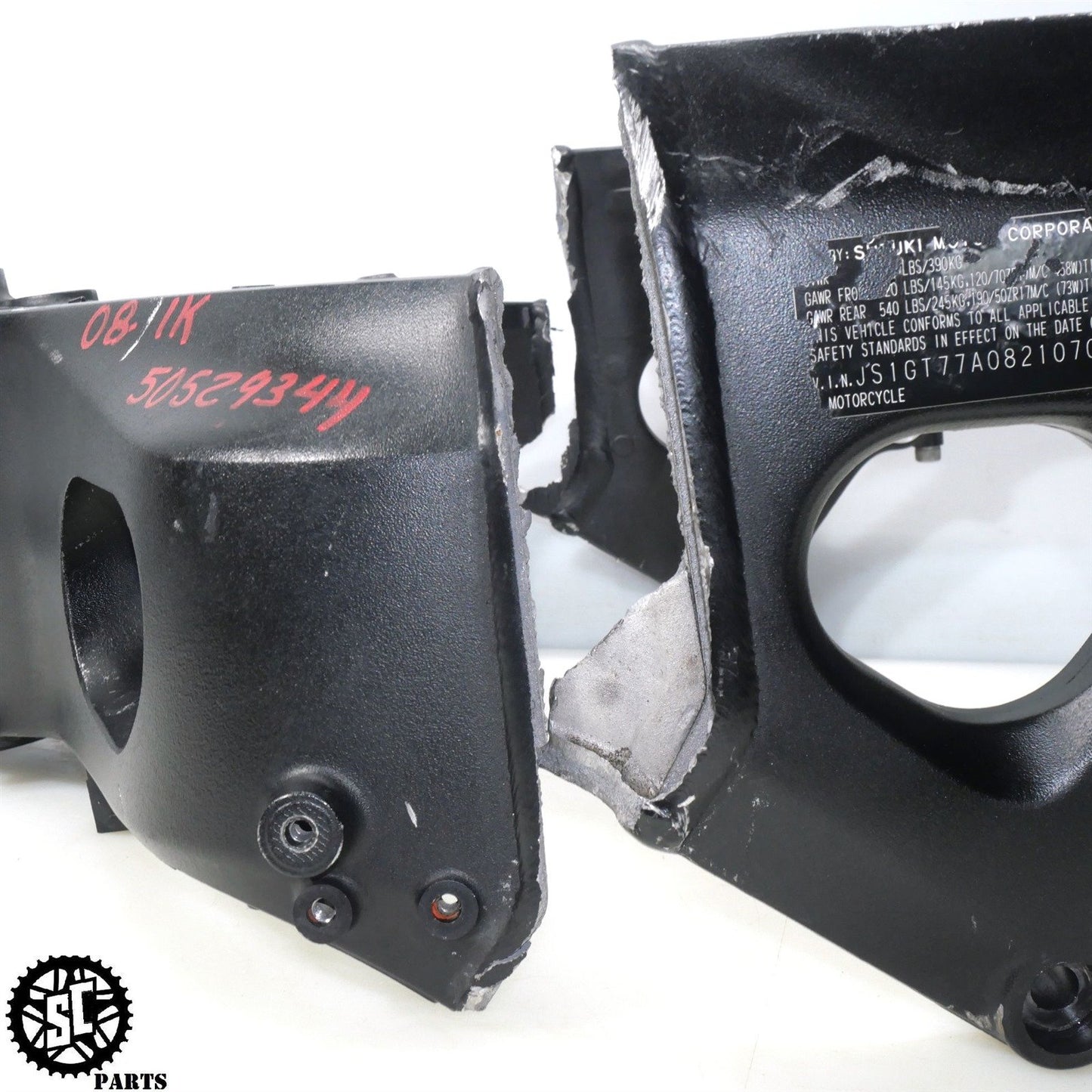 2008 SUZUKI GSXR 1000 FRAME CHASSIS *S* S50