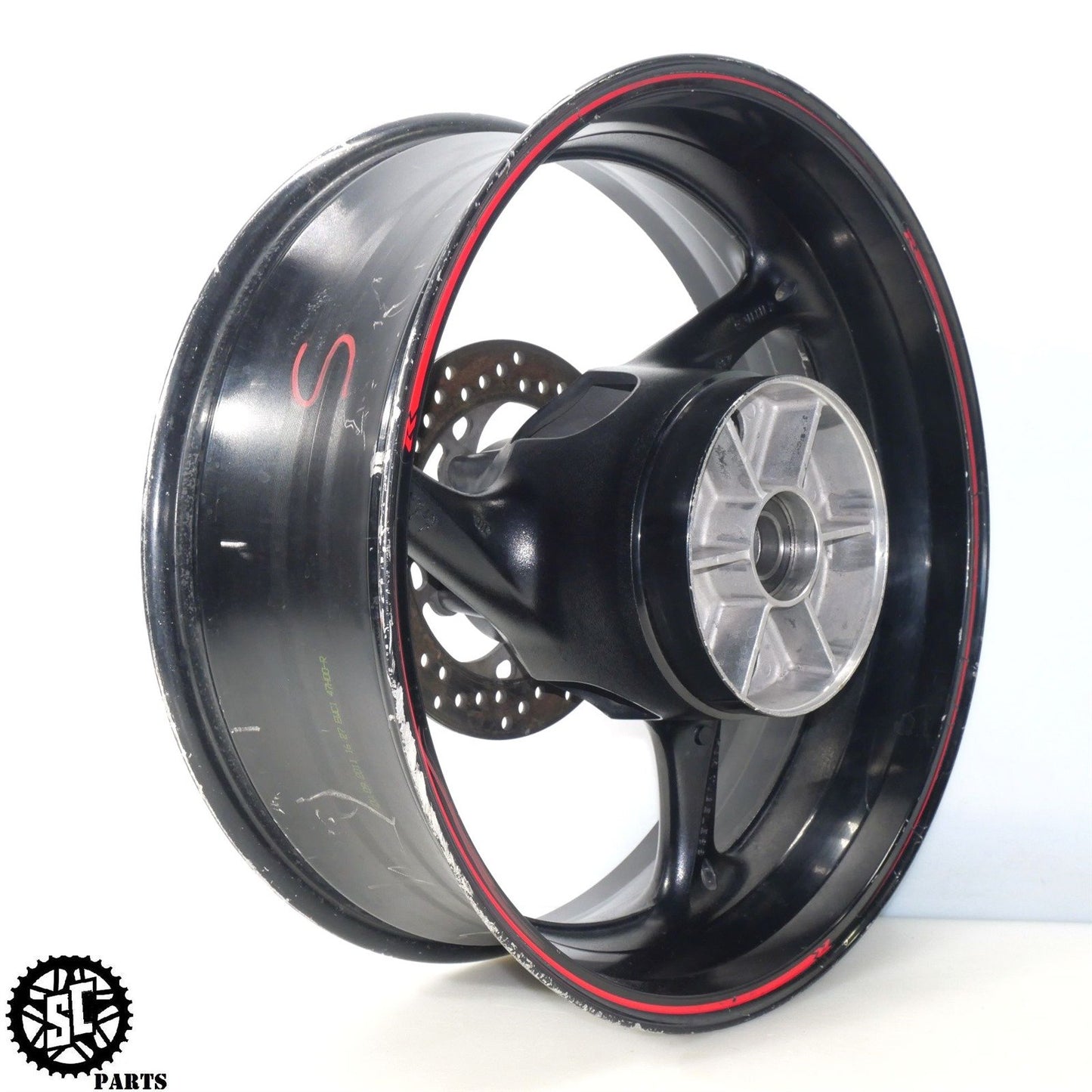 2012 SUZUKI GSXR 1000 REAR WHEEL RIM SB S60