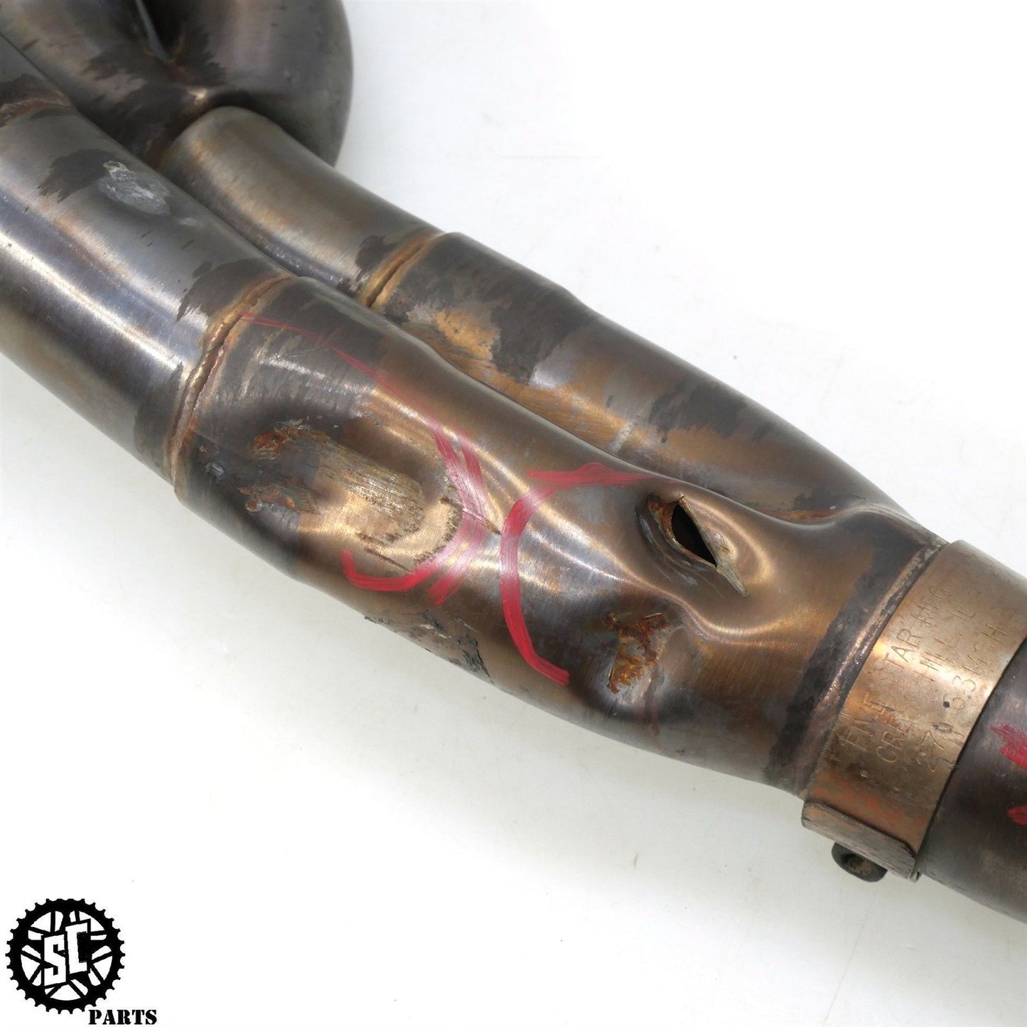 2012 SUZUKI GSXR 1000 TWO BROTHERS FULL EXHAUST PIPE MUFFLER S60