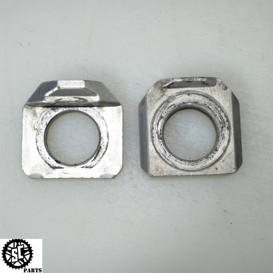 2008 SUZUKI GSXR 600 REAR AXLE BLOCKS CHAIN ADJUSTER S54