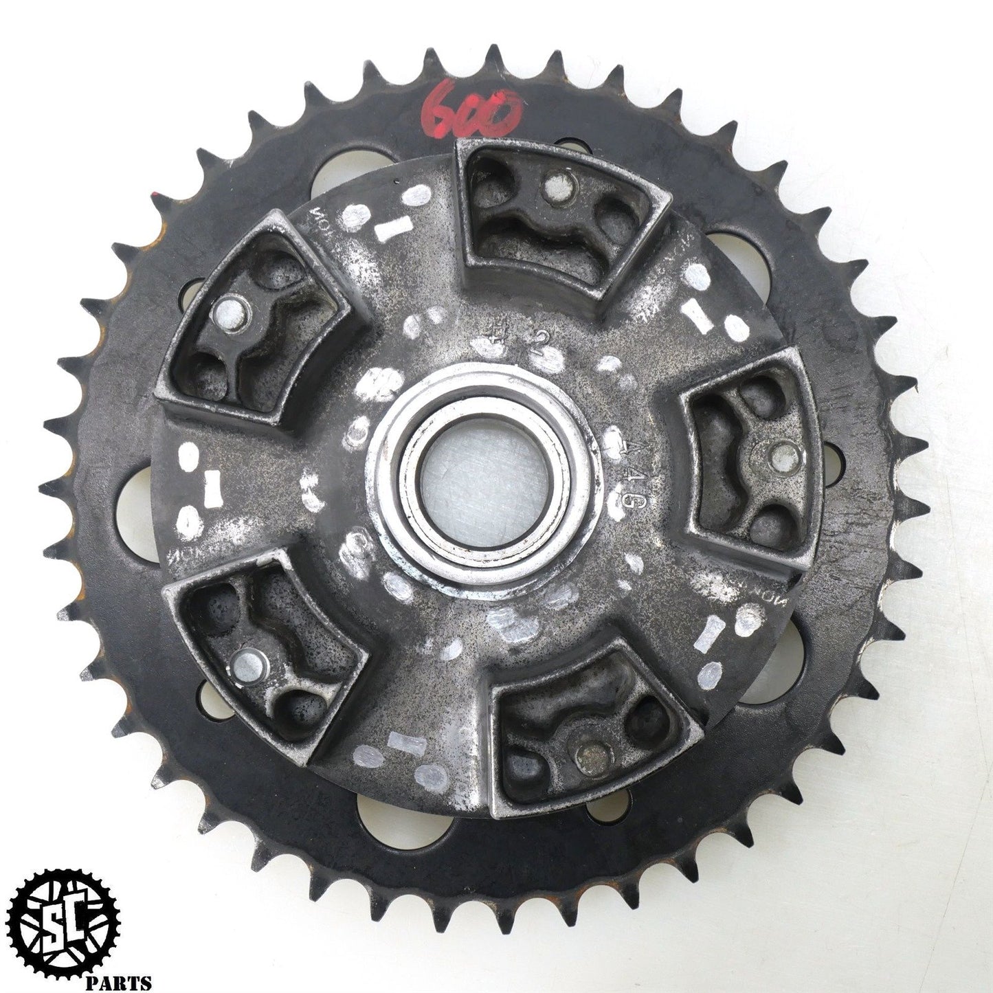 2008 SUZUKI GSXR 600 REAR HUB DRIVEN SPROCKET 5017 520 43T S54