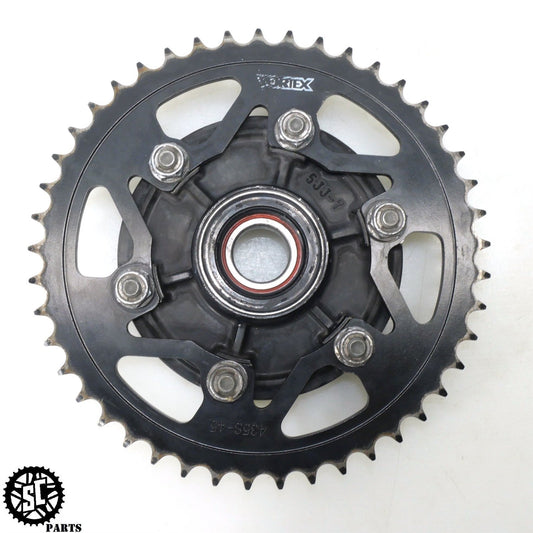 2004 05 06 YAMAHA YZF R1 REAR HUB SPROCKET VORTEX 435S-45 520 45T Y02