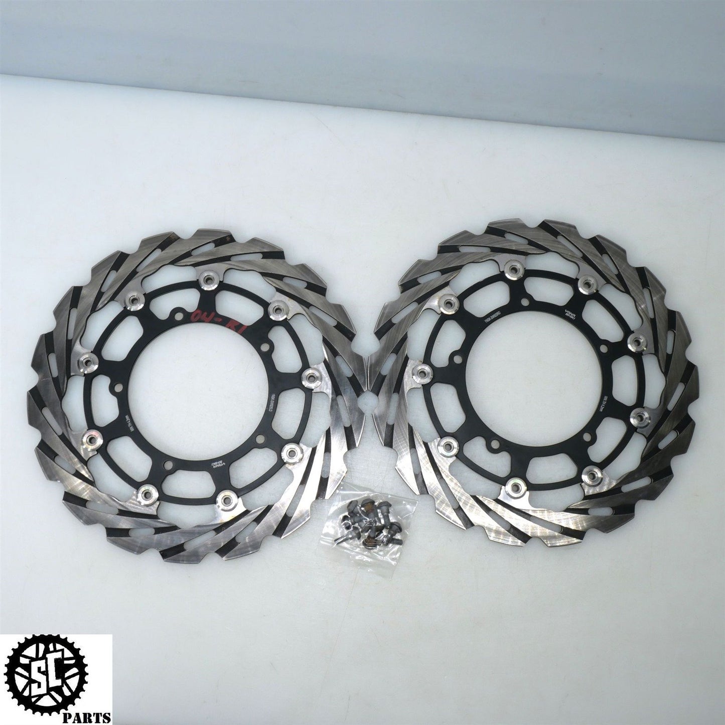 2004 05 06 YAMAHA YZF R1 YANA SHIKI FRONT BRAKE ROTOR DISC SW925RD Y02