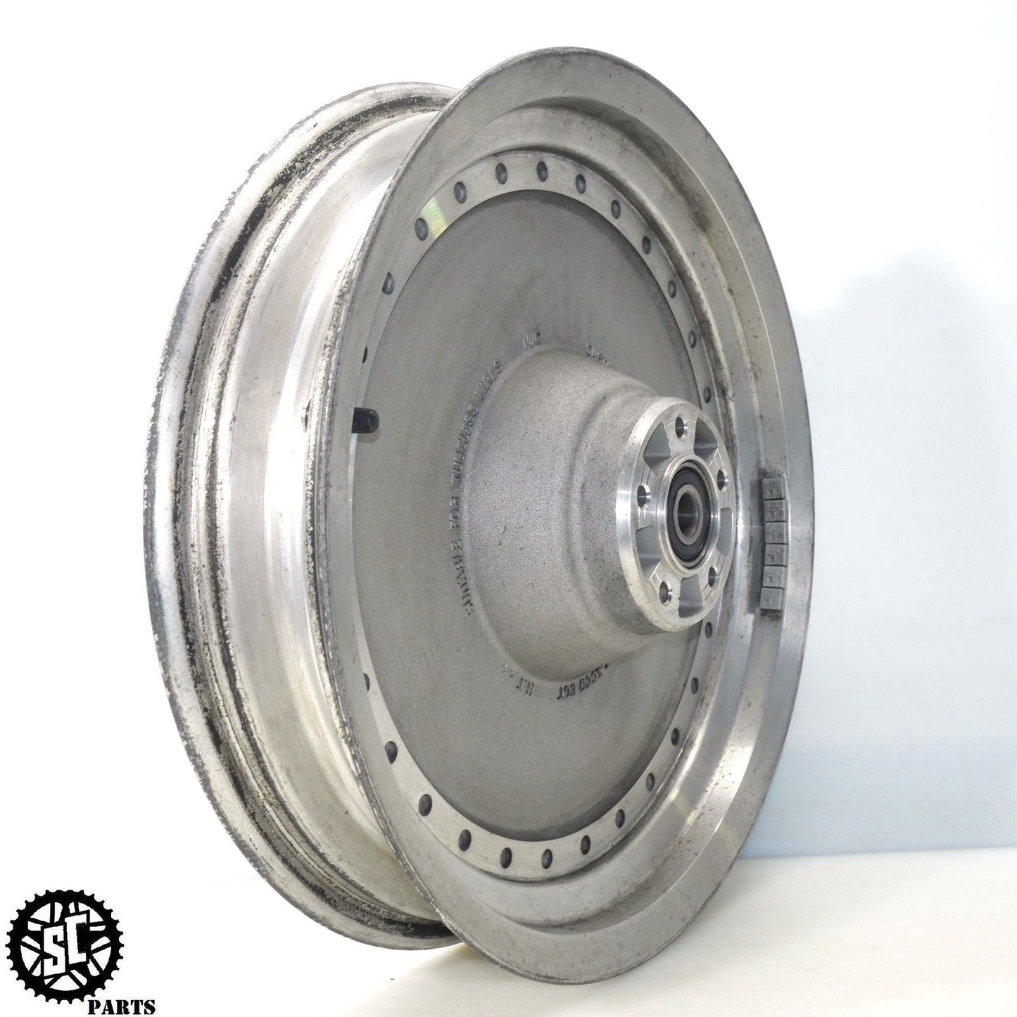 2001 HARLEY DAVIDSON SOFTAIL FAT BOY FLSTF REAR WHEEL RIM STRAIGHT 16X3 HD19