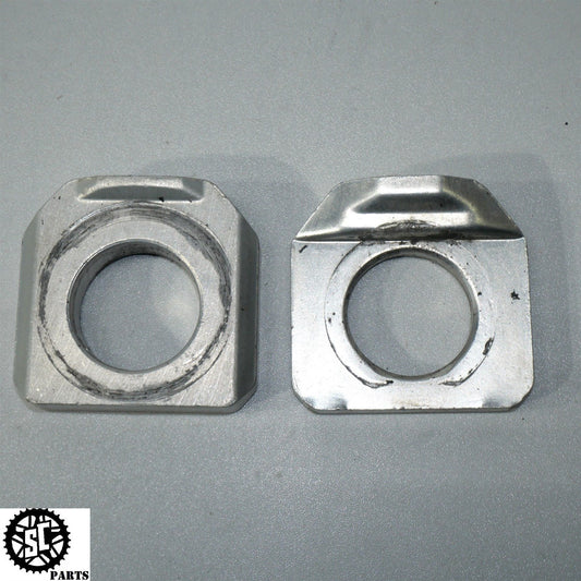 2007 SUZUKI GSXR 750 REAR AXLE BLOCKS CHAIN ADJUSTER S45