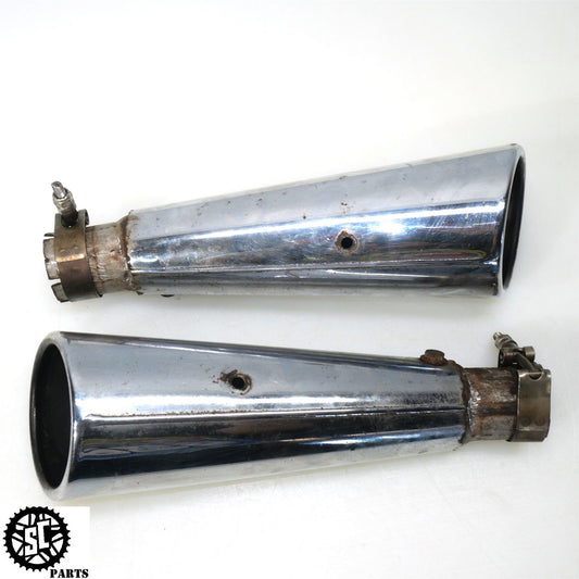 2008 SUZUKI HAYABUSA SLIP ON EXHAUST DUAL MEGAPHONE S34