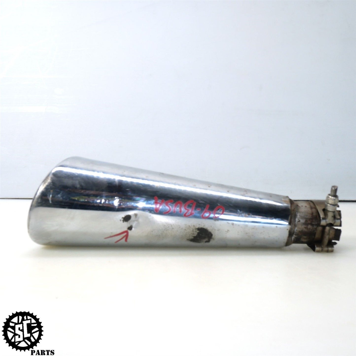 2008 SUZUKI HAYABUSA SLIP ON EXHAUST DUAL MEGAPHONE S34