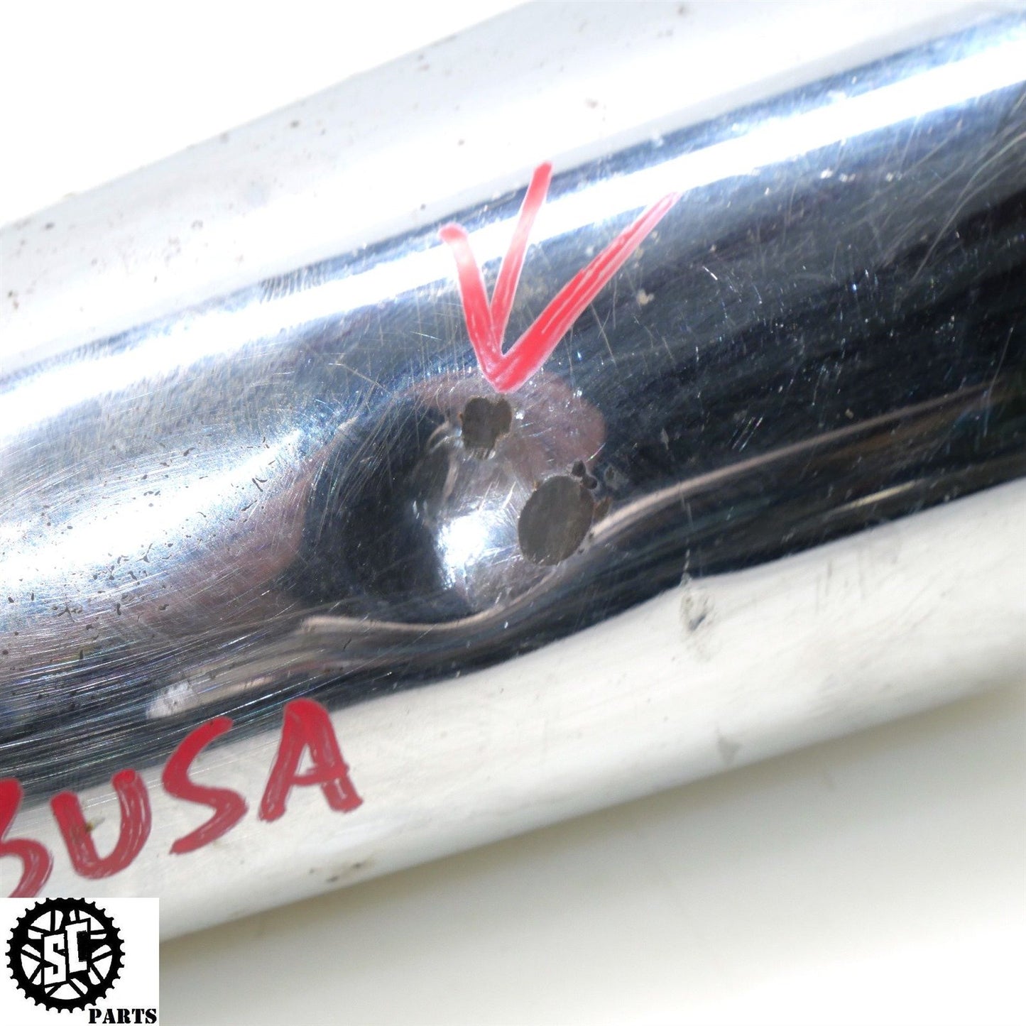 2008 SUZUKI HAYABUSA SLIP ON EXHAUST DUAL MEGAPHONE S34