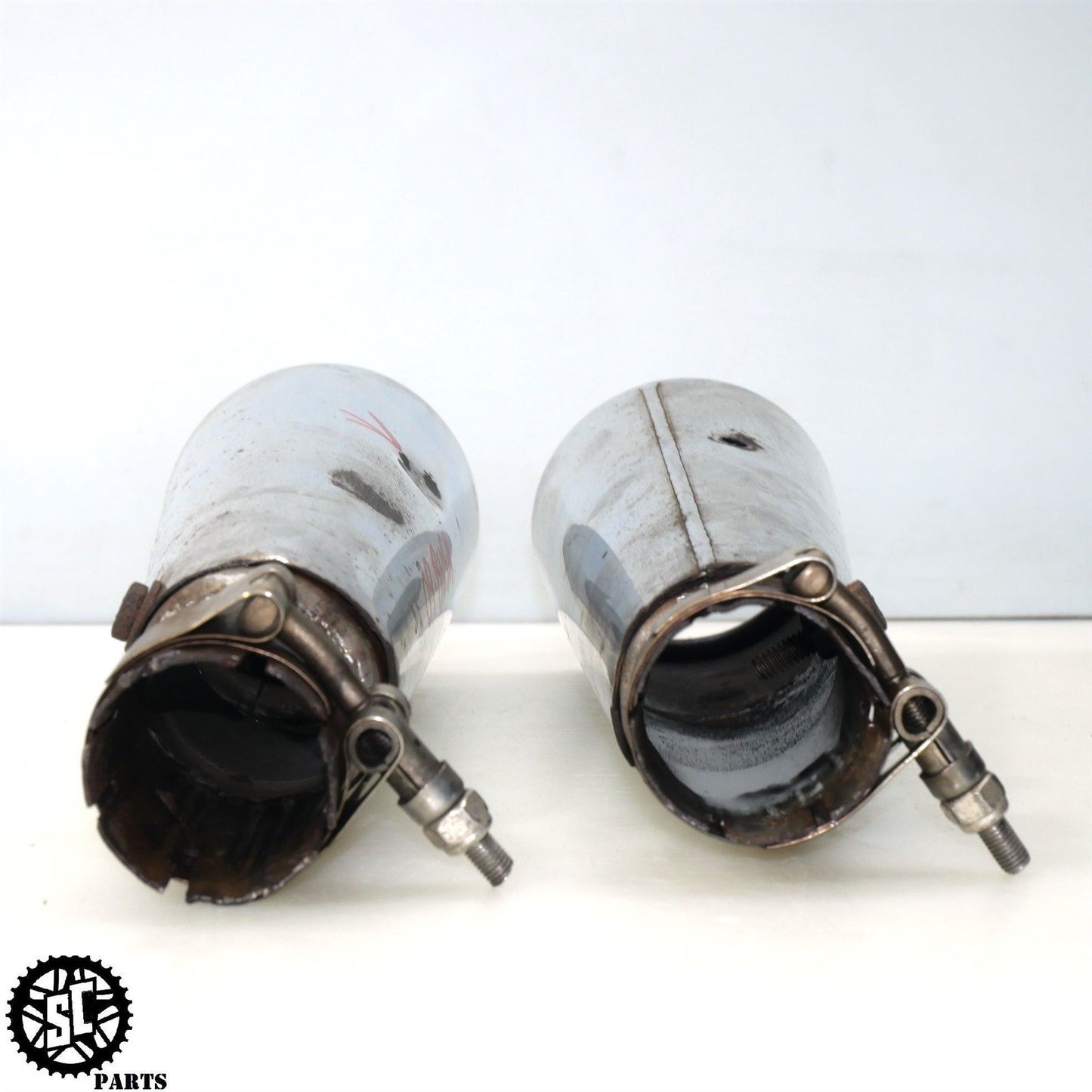2008 SUZUKI HAYABUSA SLIP ON EXHAUST DUAL MEGAPHONE S34