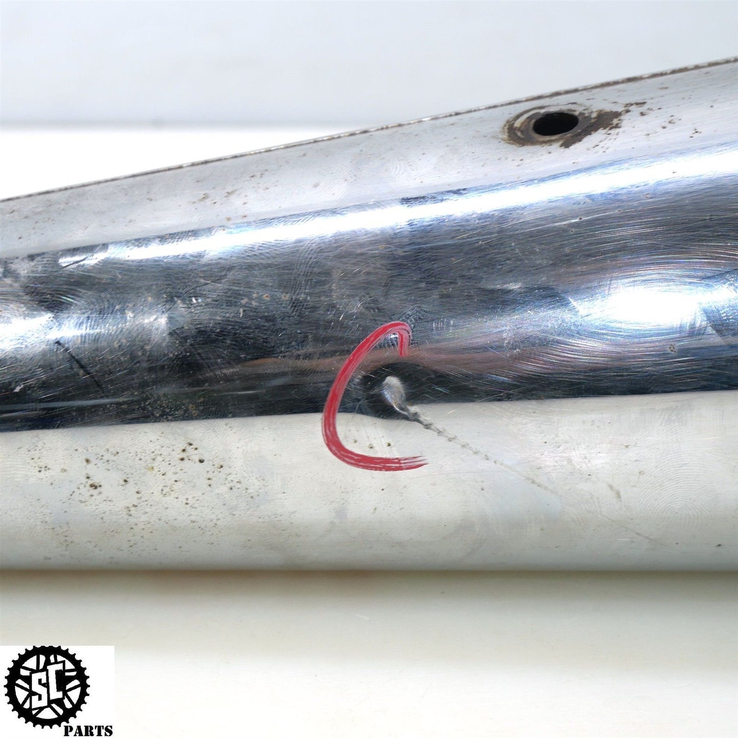 2008 SUZUKI HAYABUSA SLIP ON EXHAUST DUAL MEGAPHONE S34