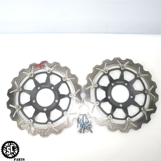 2005-2007 TRIUMPH SPEED TRIPLE 1050 FLOATING WAVE FRONT BRAKE ROTOR STX83D T33