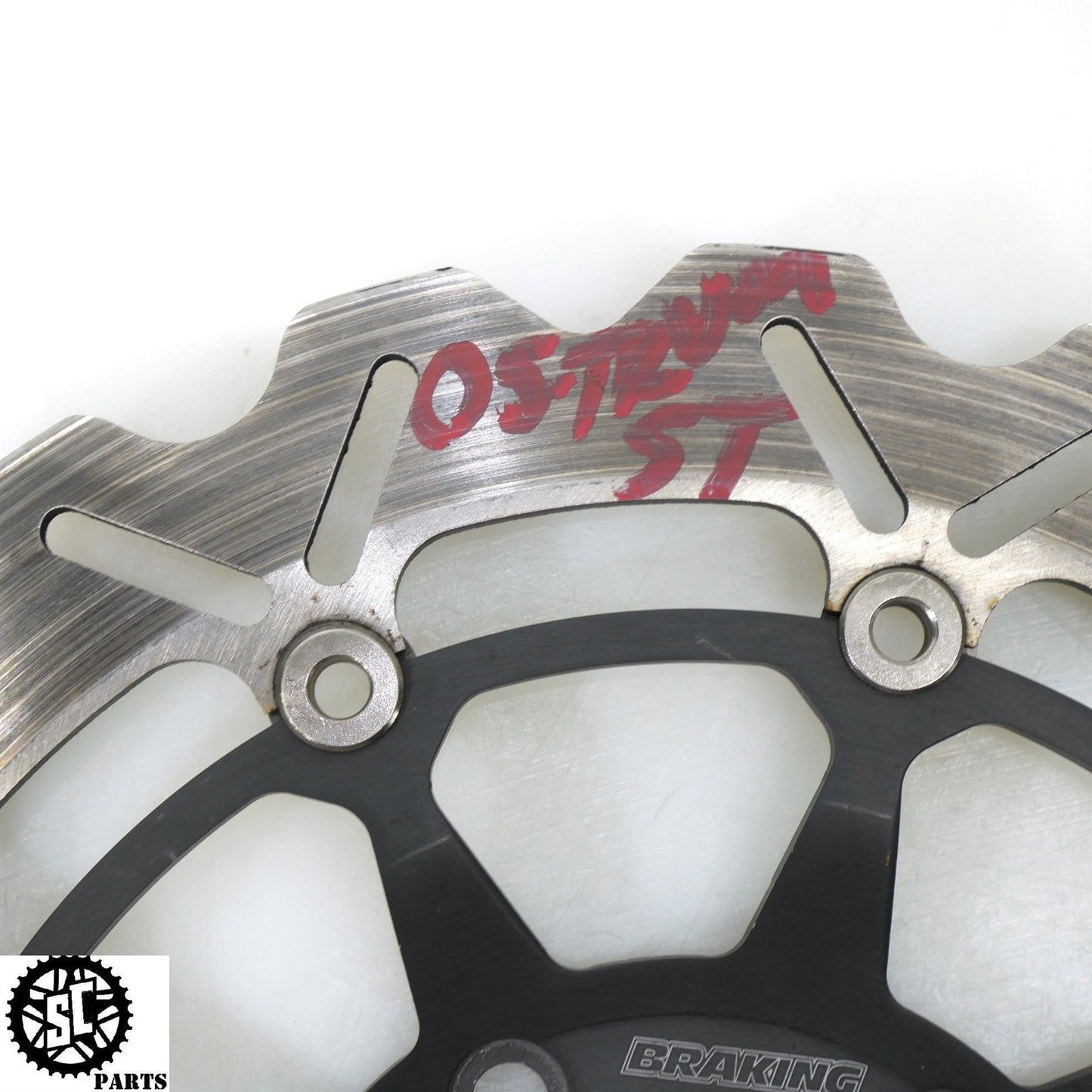 2005-2007 TRIUMPH SPEED TRIPLE 1050 FLOATING WAVE FRONT BRAKE ROTOR STX83D T33