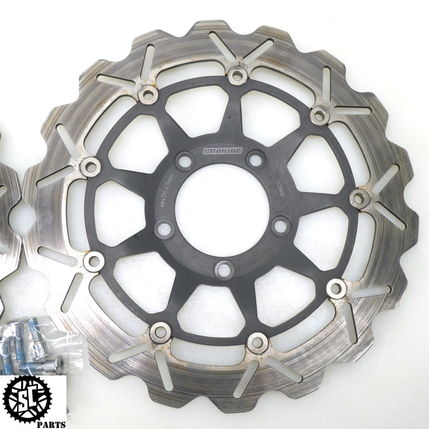 2005-2007 TRIUMPH SPEED TRIPLE 1050 FLOATING WAVE FRONT BRAKE ROTOR STX83D T33
