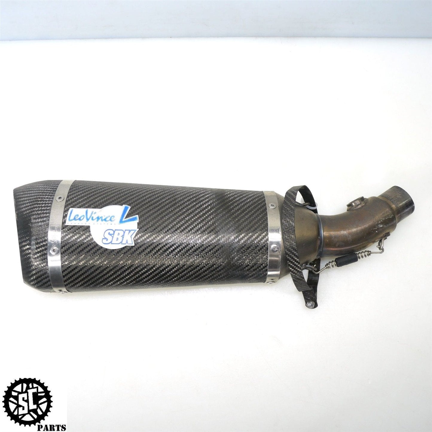 2005-2007 TRIUMPH SPEED TRIPLE 1050 LEO VINCE CARBON FIBER SLIP ON EXHAUST PIPE