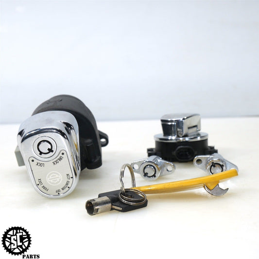 2019 HARLEY DAVIDSON ROAD GLIDE LOCK SET IGNITION SWITCH KNOB HD56
