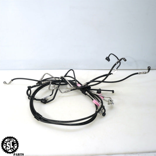 2019 HARLEY DAVIDSON ROAD GLIDE FRONT REAR ABS BRAKE LINES 1600179BB HD56