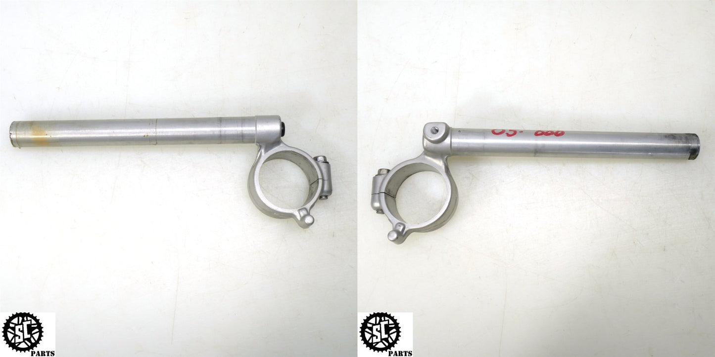 2004 2005 SUZUKI GSXR 600 LEFT RIGHT FACTORY HANDLEBAR CLIP ON S51