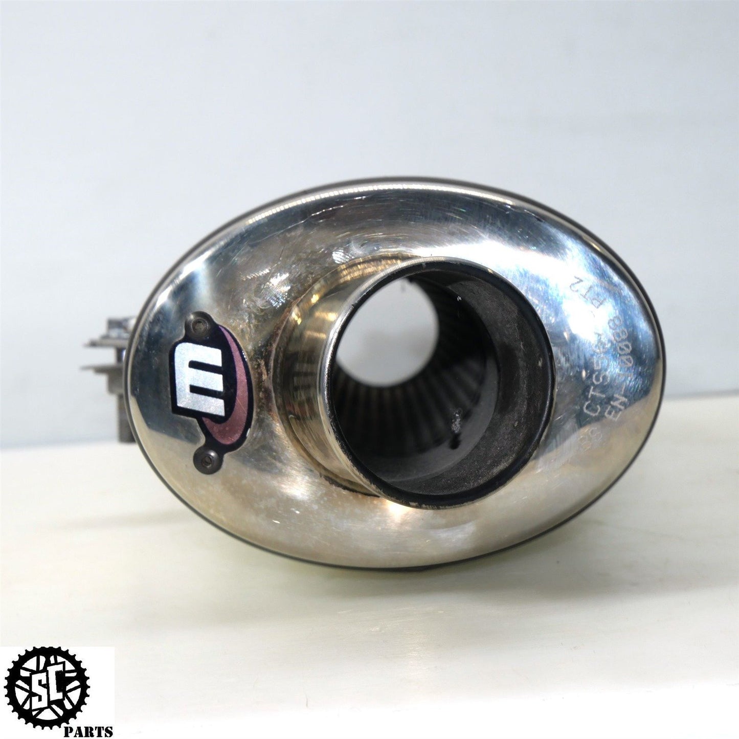2004 2005 SUZUKI GSXR 600 MICRON BOLT ON SLIP ON EXHAUST PIPE MUFFLER S51