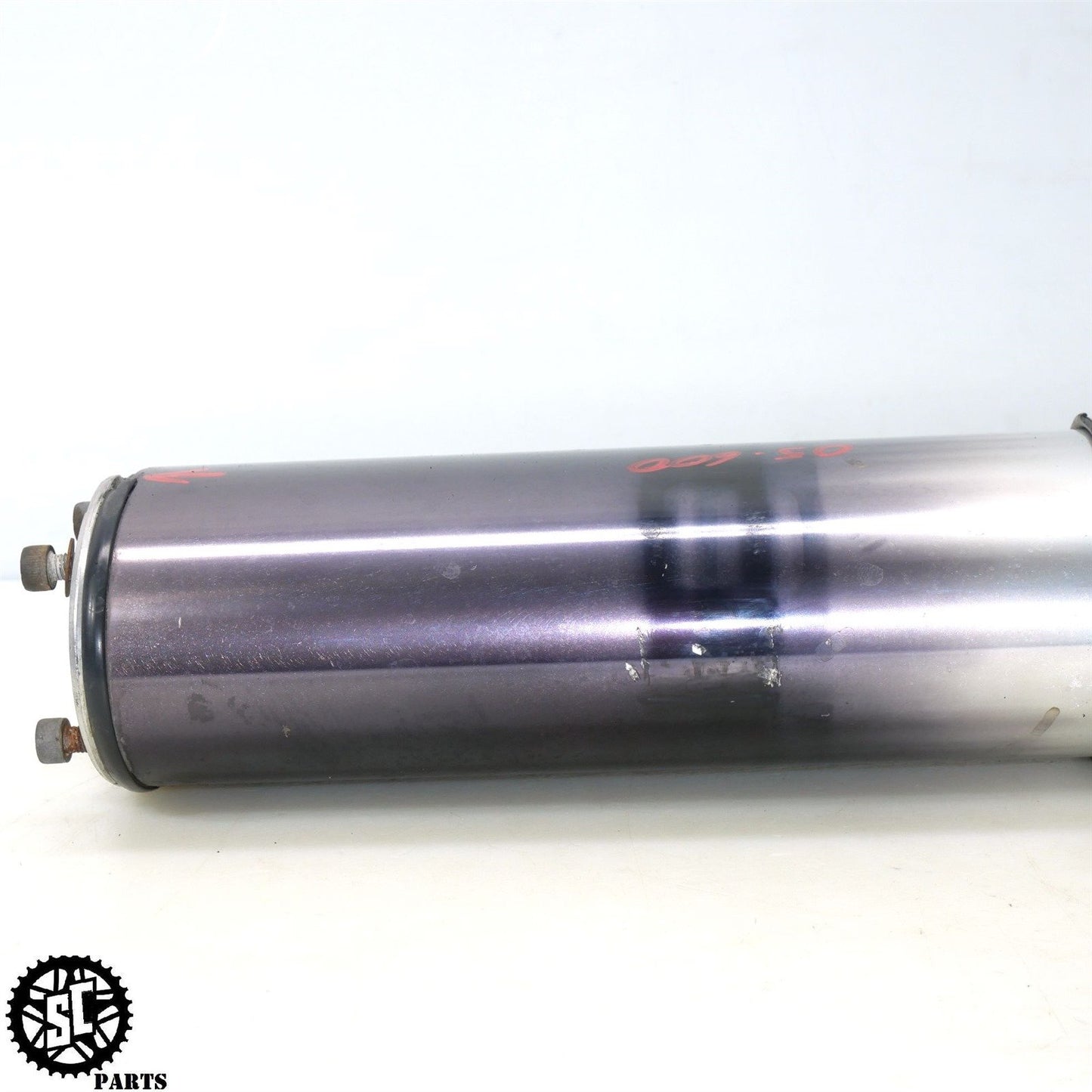 2004 2005 SUZUKI GSXR 600 MICRON BOLT ON SLIP ON EXHAUST PIPE MUFFLER S51