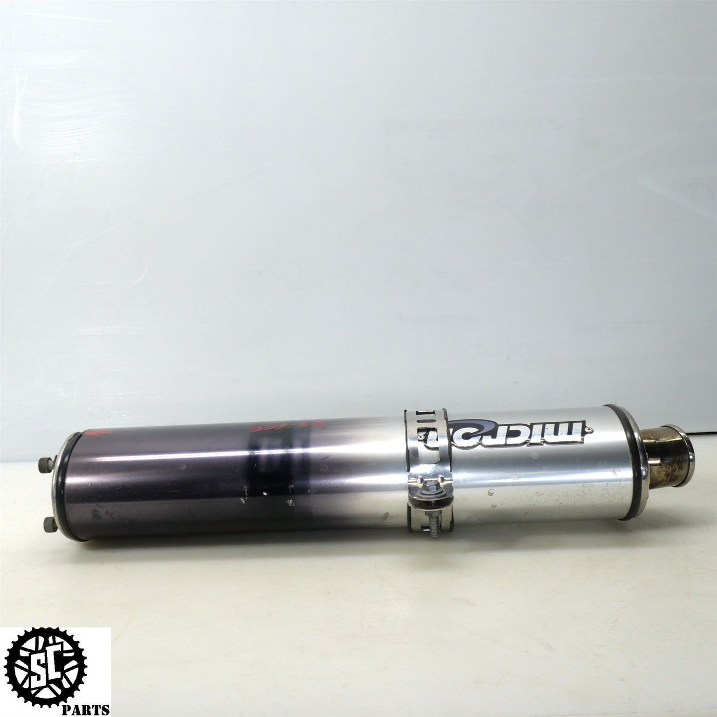 2004 2005 SUZUKI GSXR 600 MICRON BOLT ON SLIP ON EXHAUST PIPE MUFFLER S51