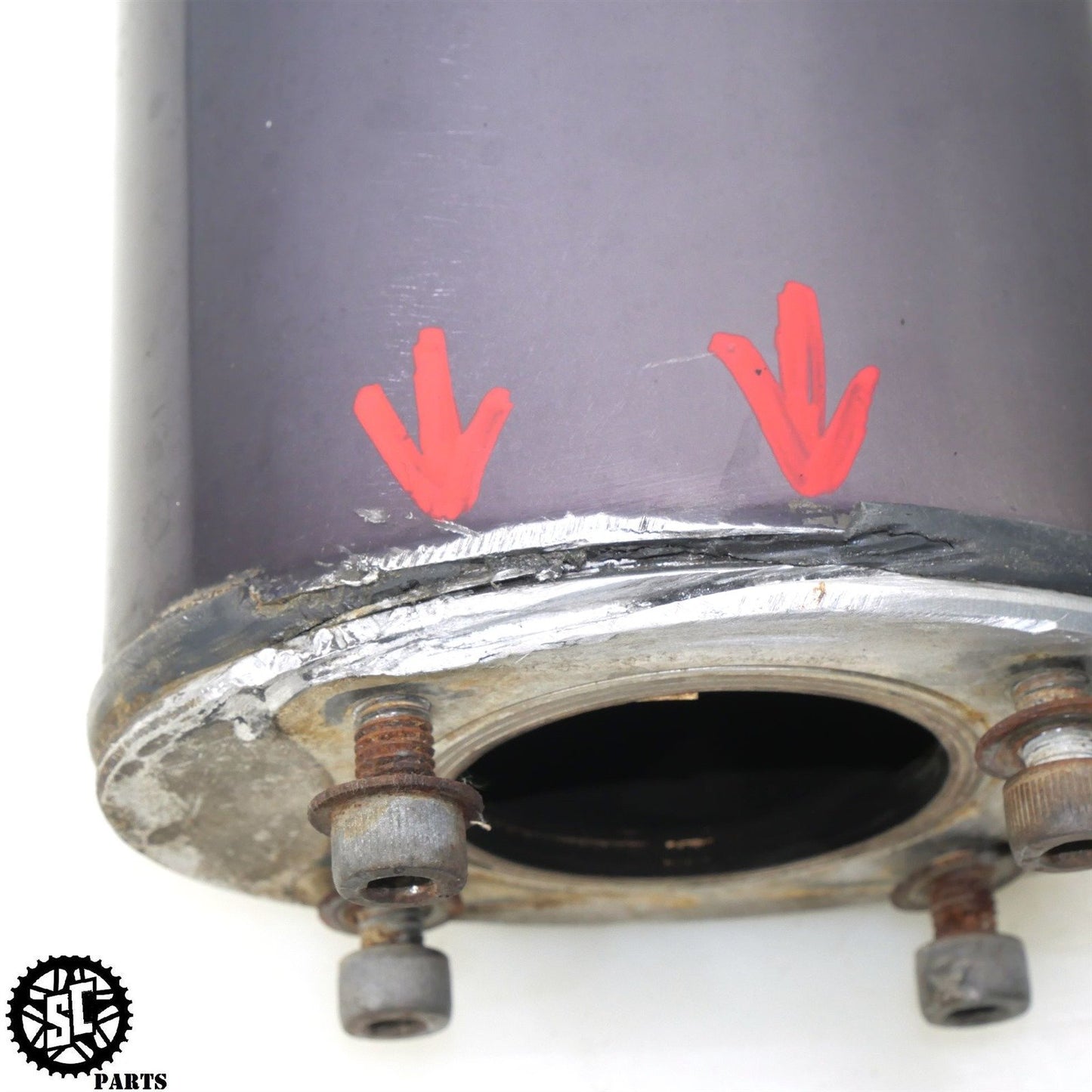 2004 2005 SUZUKI GSXR 600 MICRON BOLT ON SLIP ON EXHAUST PIPE MUFFLER S51
