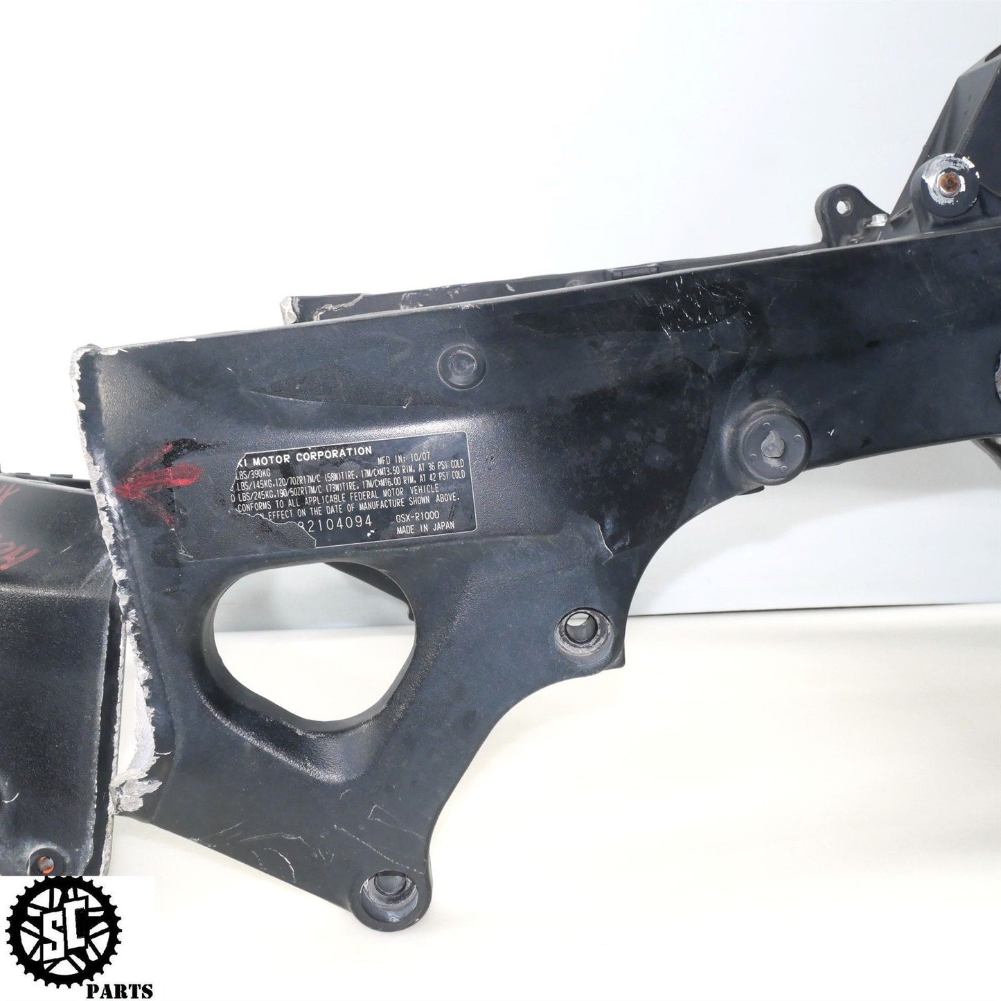 07-08 SUZUKI GSXR 1000 FRAME CHASSIS *S* S52