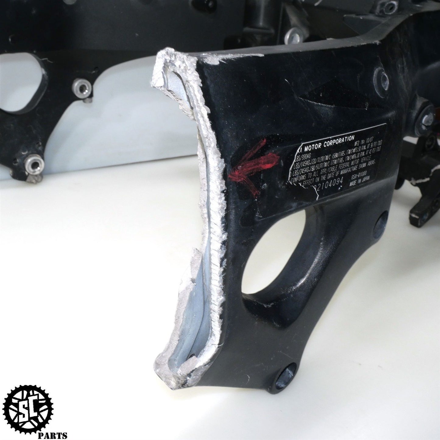 07-08 SUZUKI GSXR 1000 FRAME CHASSIS *S* S52