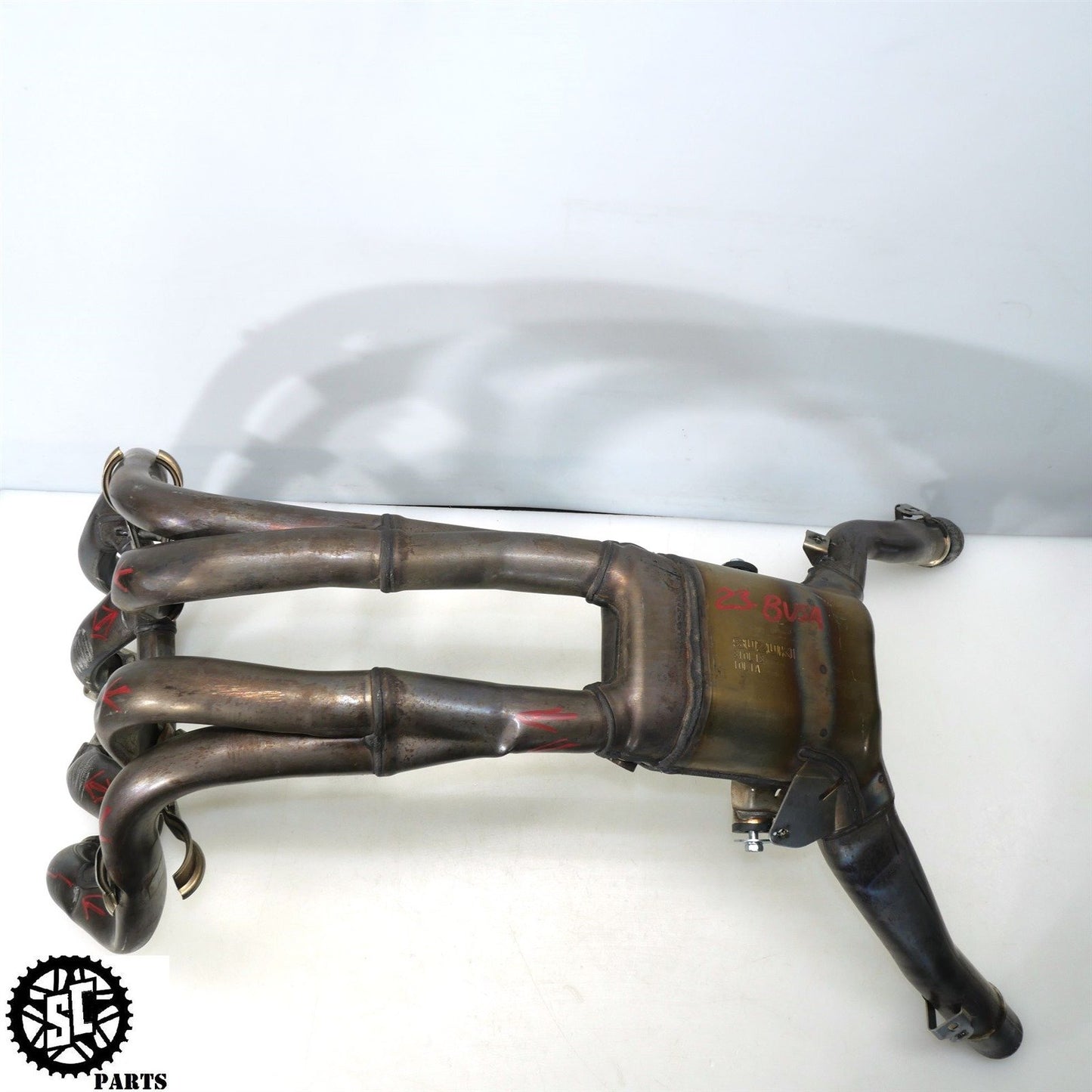 2022 2023 SUZUKI HAYABUSA EXHAUST HEADER PIPE DAMAGE S05