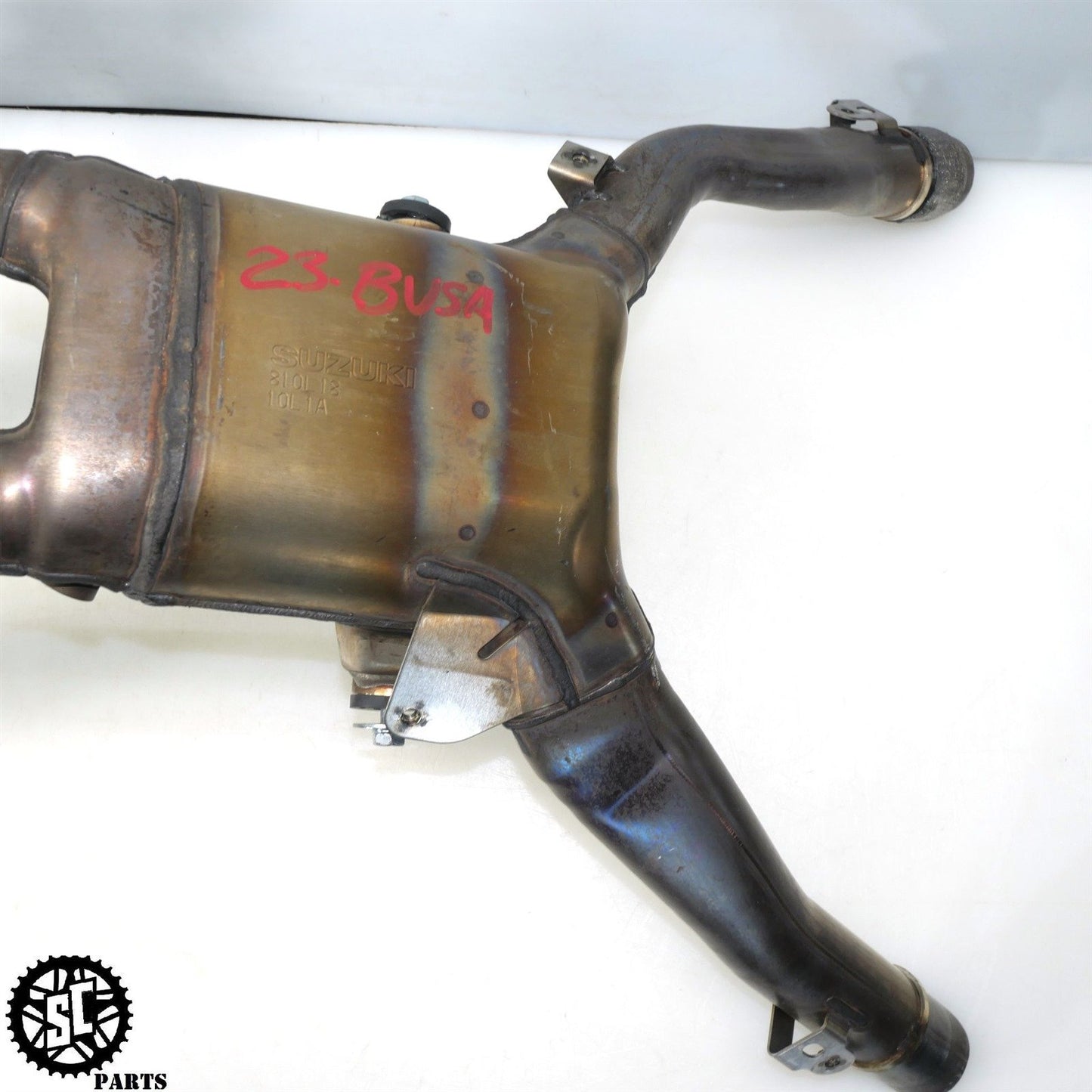 2022 2023 SUZUKI HAYABUSA EXHAUST HEADER PIPE DAMAGE S05