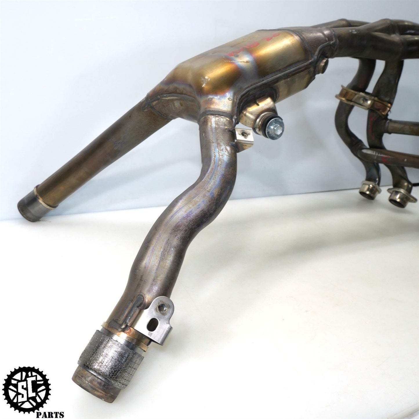 2022 2023 SUZUKI HAYABUSA EXHAUST HEADER PIPE DAMAGE S05