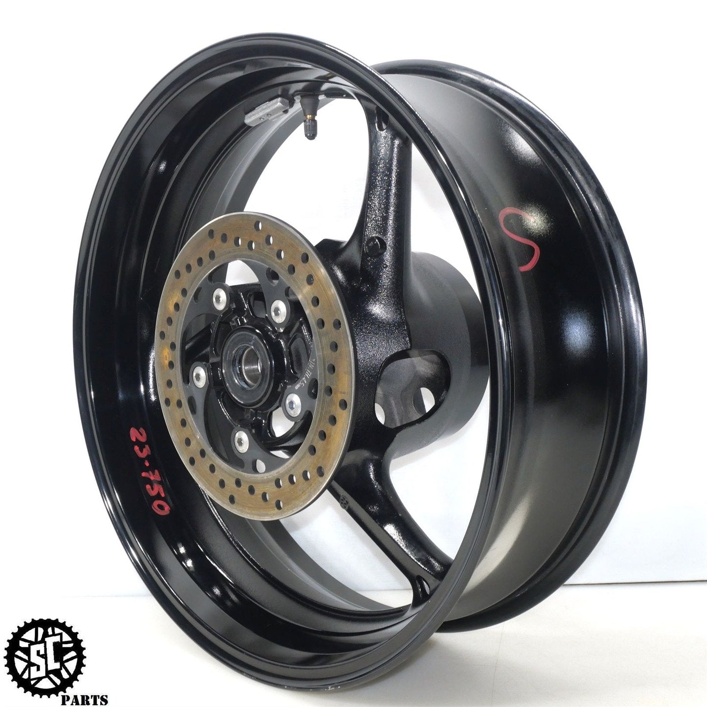 2023 11-24 SUZUKI GSXR 600 750 REAR WHEEL RIM STRAIGHT S17