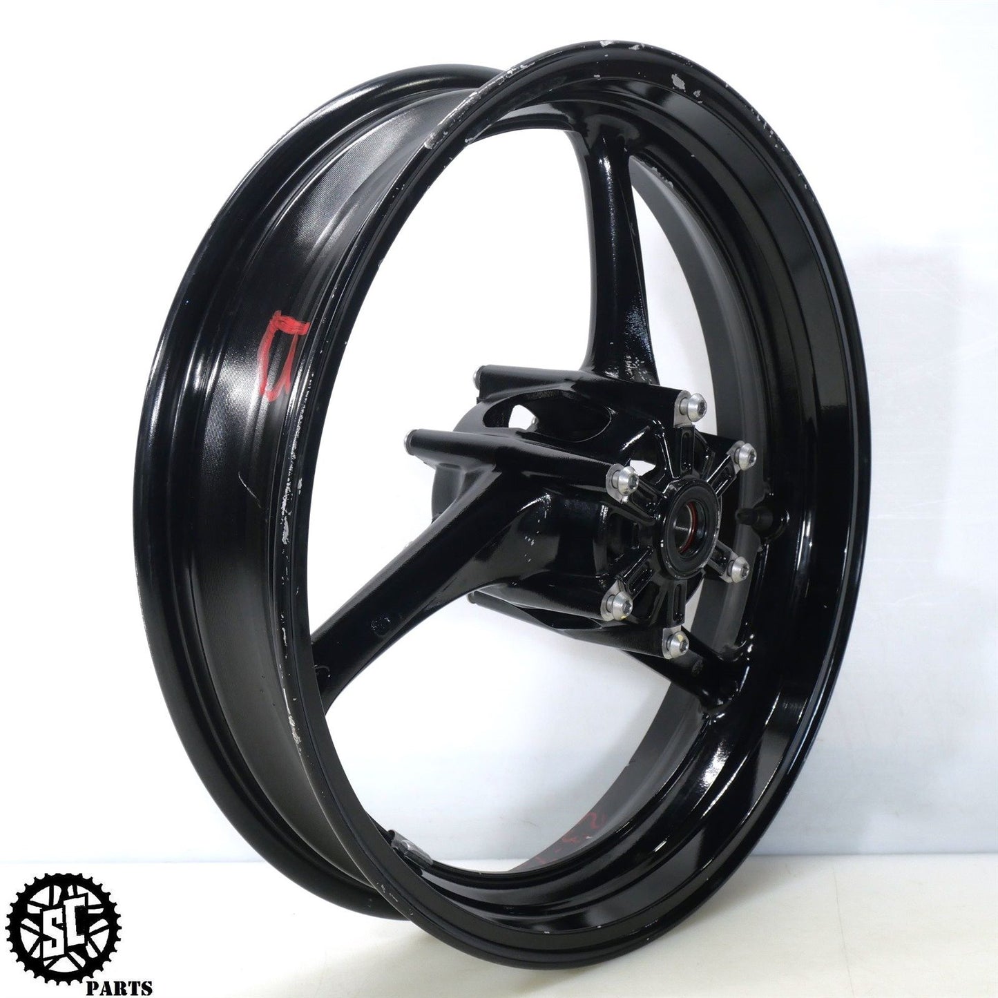 2023 11-24 SUZUKI GSXR 600 750 FRONT WHEEL RIM BENT S17
