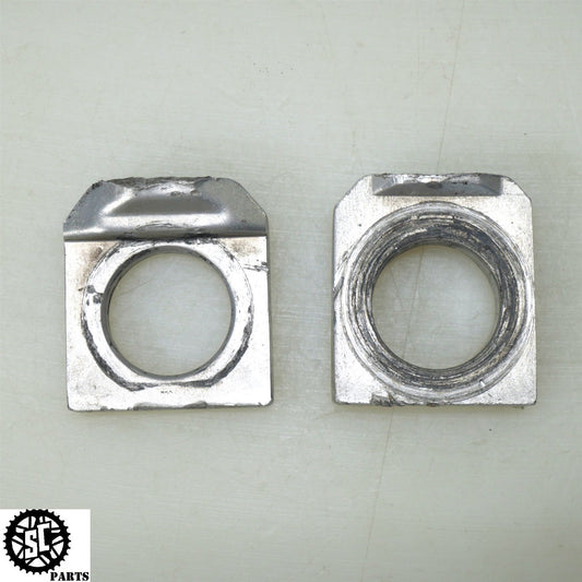 2007 2008 SUZUKI GSXR 1000 REAR SWINGARM AXLE BLOCKS CHAIN ADJUSTER S72