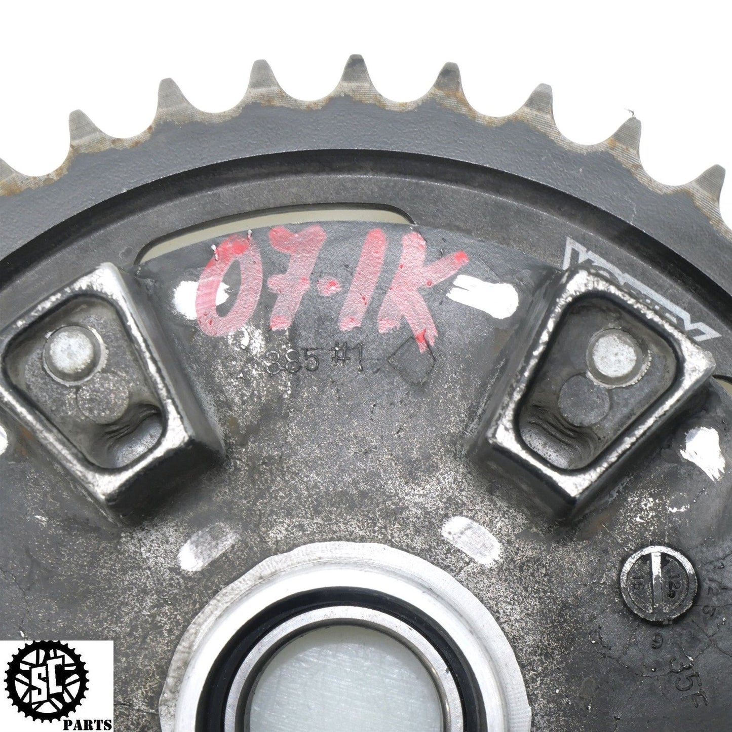 2007 2008 SUZUKI GSXR 1000 REAR SPROCKET HUB S72