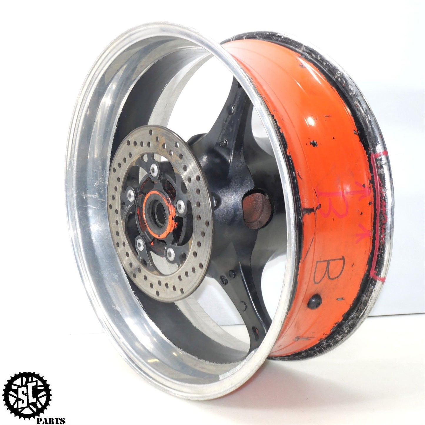 2007 2008 SUZUKI GSXR 1000 REAR WHEEL RIM SB S72