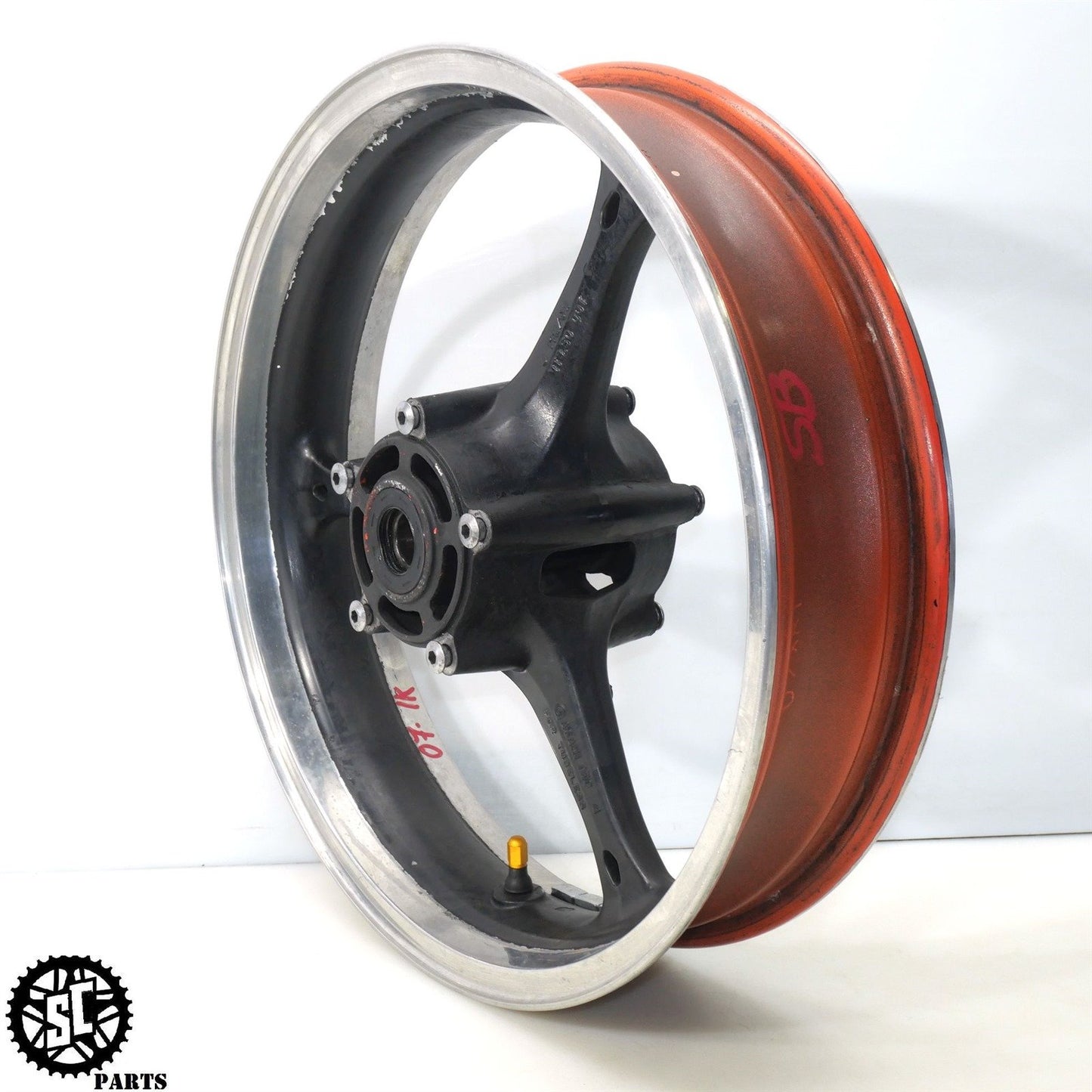2007 2008 SUZUKI GSXR 1000 FRONT WHEEL RIM SB S72
