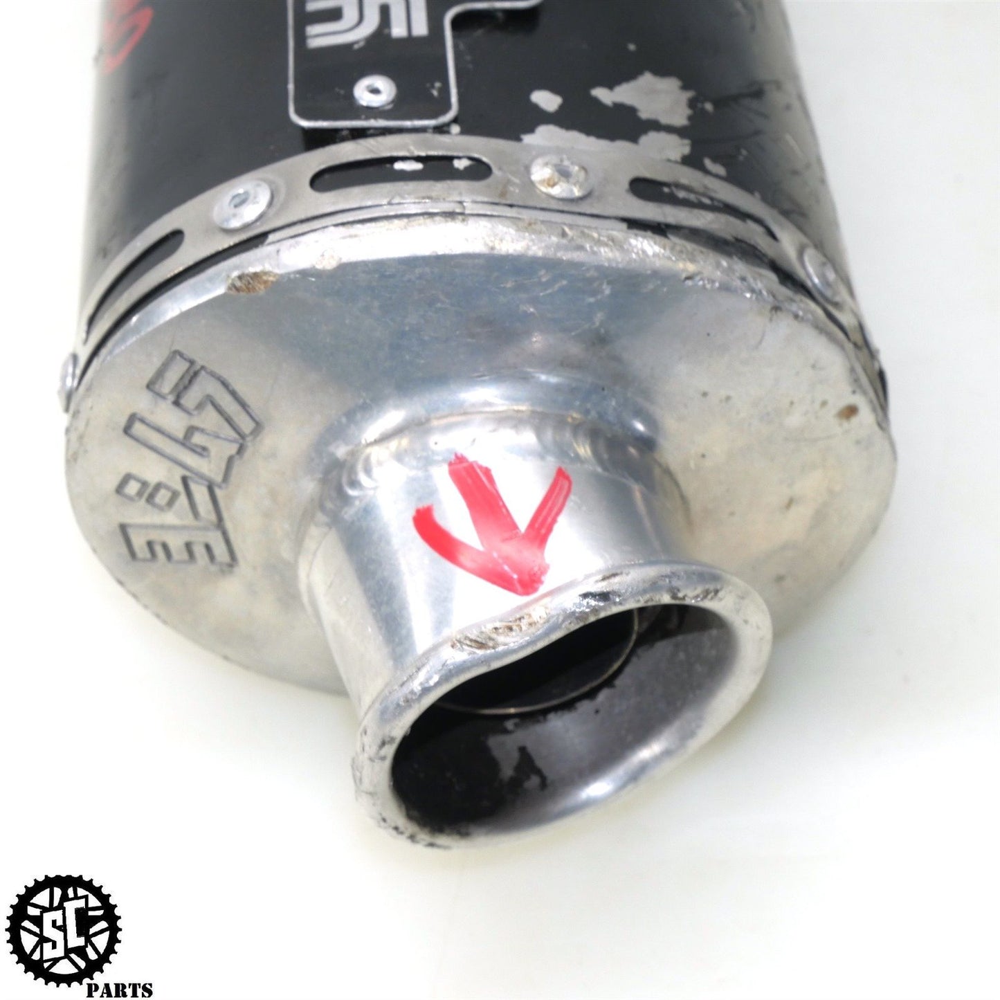 2007 2008 SUZUKI GSXR 1000 YOSHIMURA SLIP ON EXHAUST PIPE MUFFFLER S72