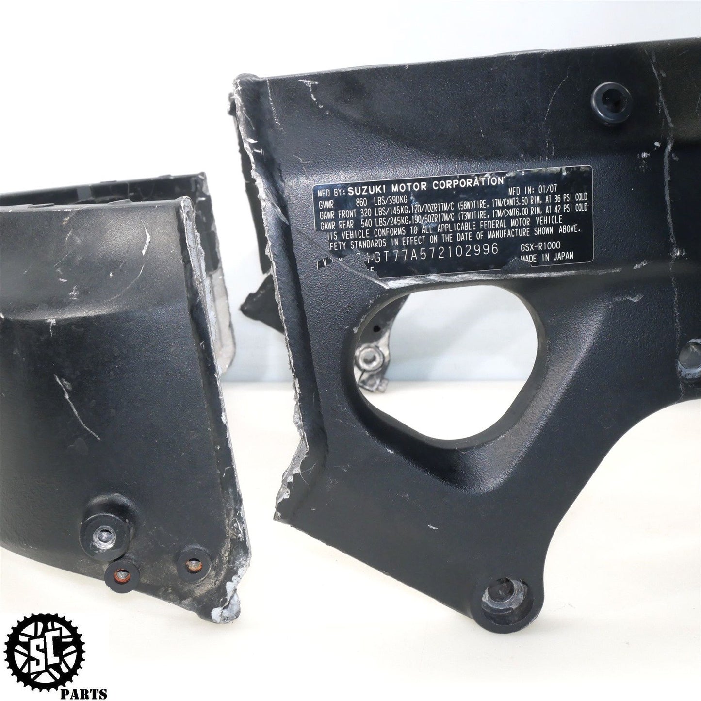 2007 2008 SUZUKI GSXR 1000 MAIN FRAME CHASSIS *C* S72