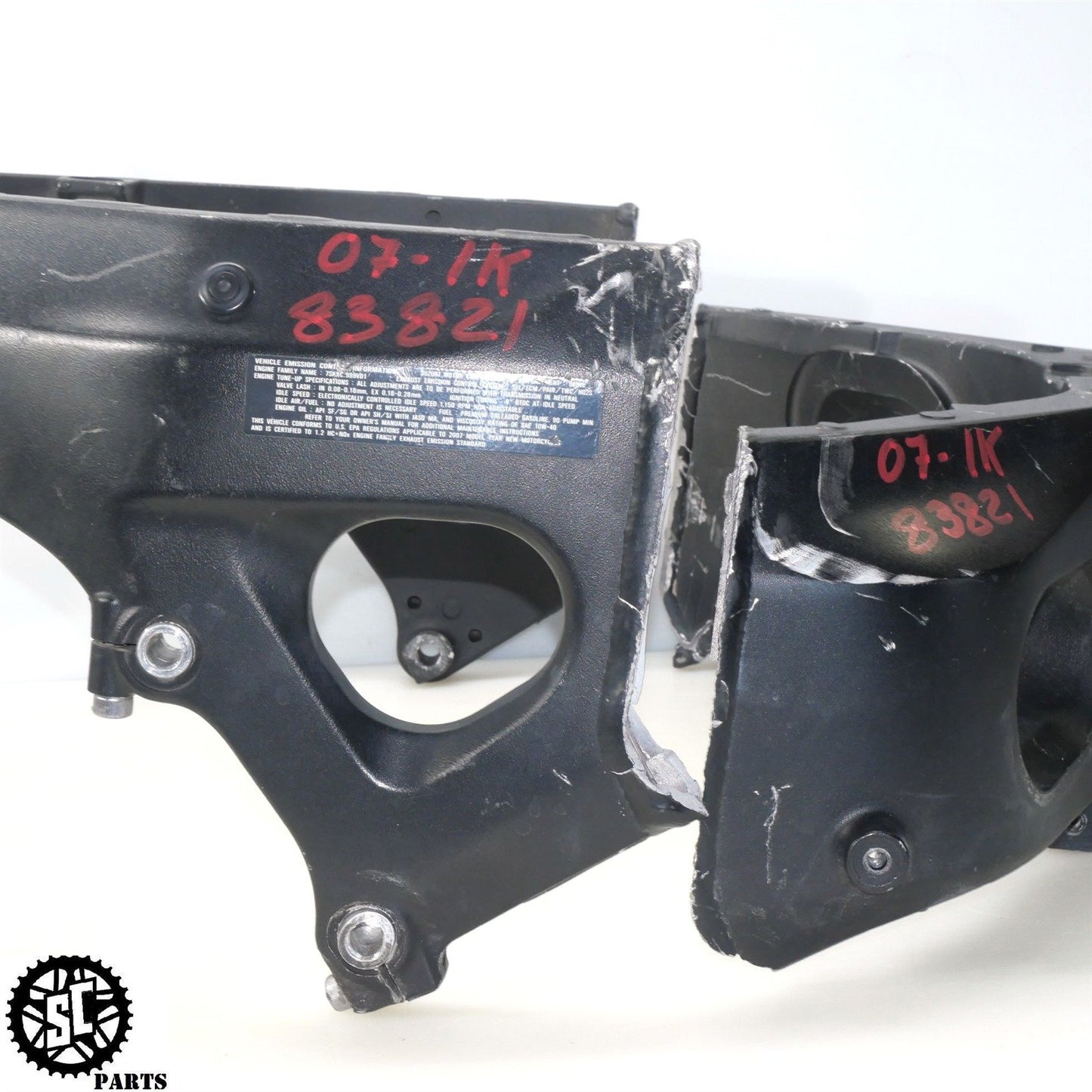 2007 2008 SUZUKI GSXR 1000 MAIN FRAME CHASSIS *C* S72