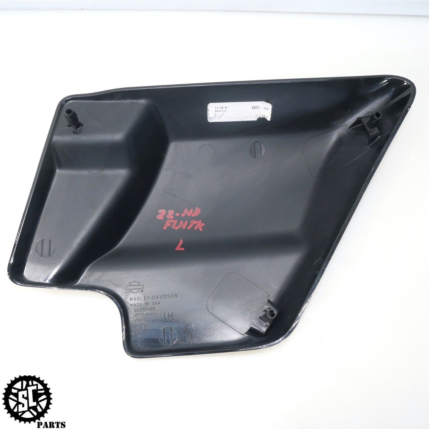 2022 HARLEY DAVIDSON ULTRA LIMITED FRAME SIDE COVER FAIRING BLACK HD36
