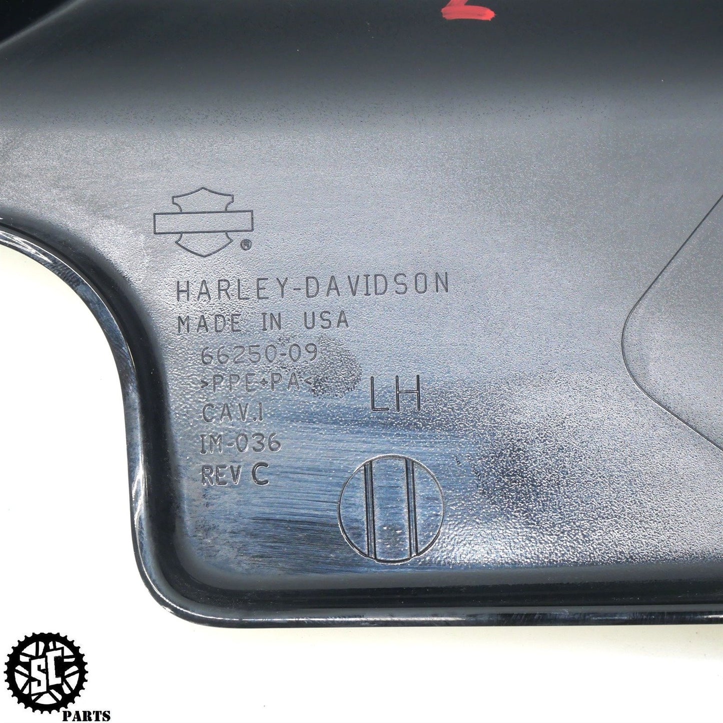 2022 HARLEY DAVIDSON ULTRA LIMITED FRAME SIDE COVER FAIRING BLACK HD36