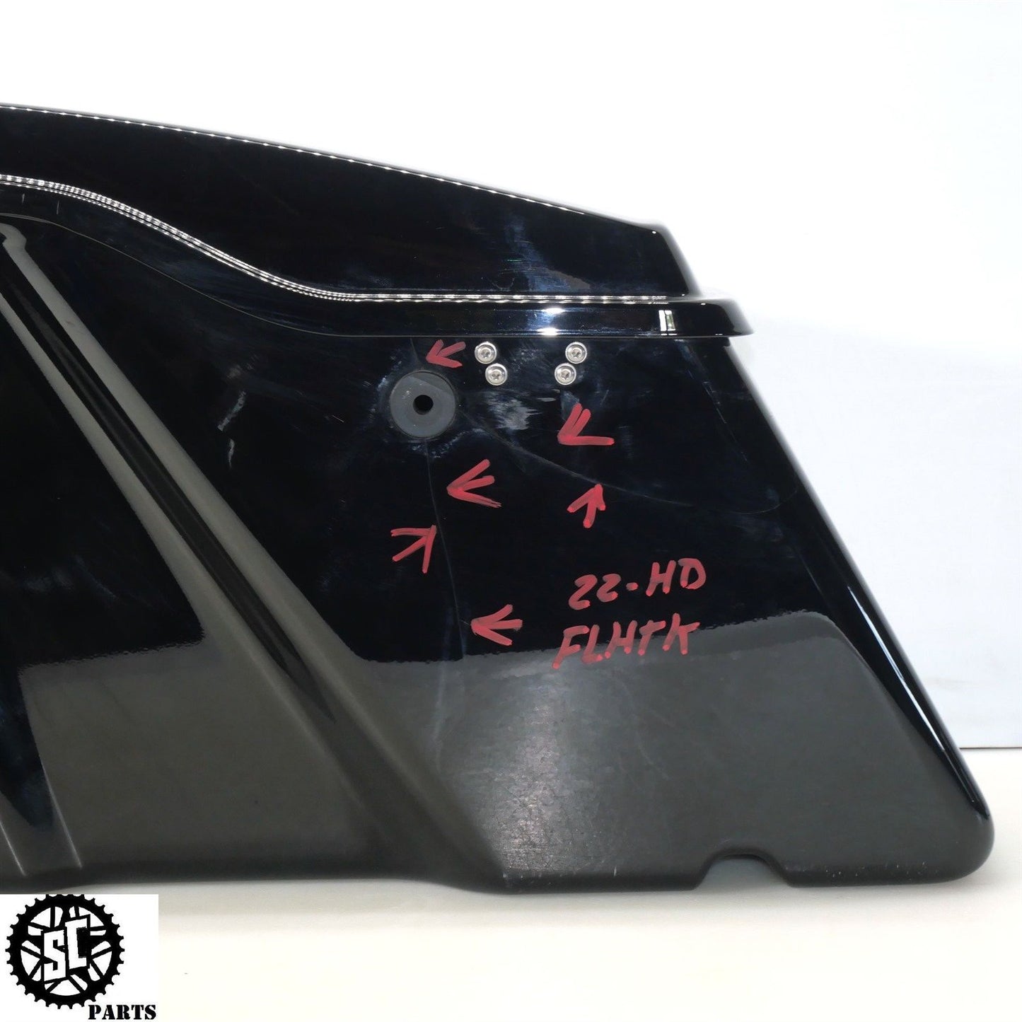 2022 HARLEY DAVIDSON ULTRA LIMITED LEFT RIGHT SADDLEBAGS BLACK HD36