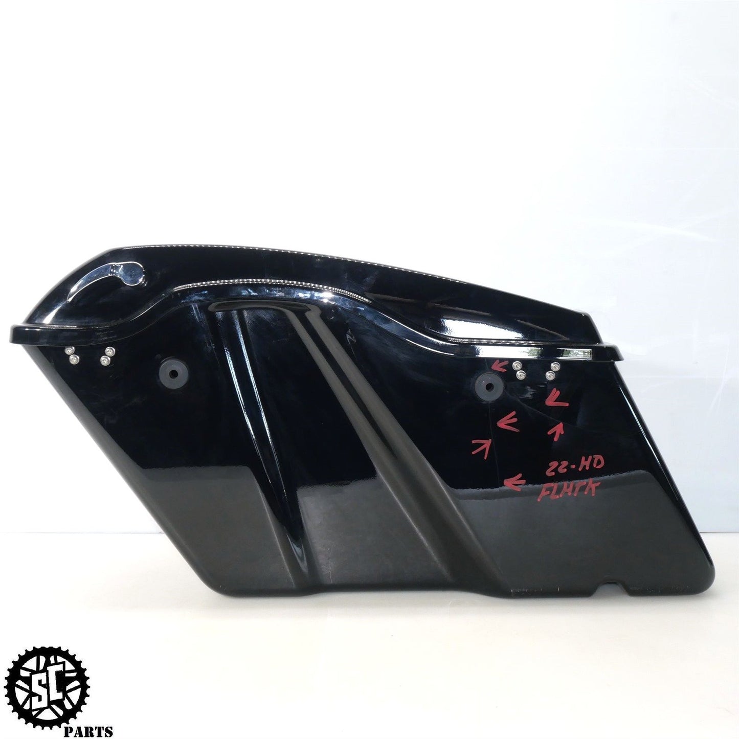 2022 HARLEY DAVIDSON ULTRA LIMITED LEFT RIGHT SADDLEBAGS BLACK HD36