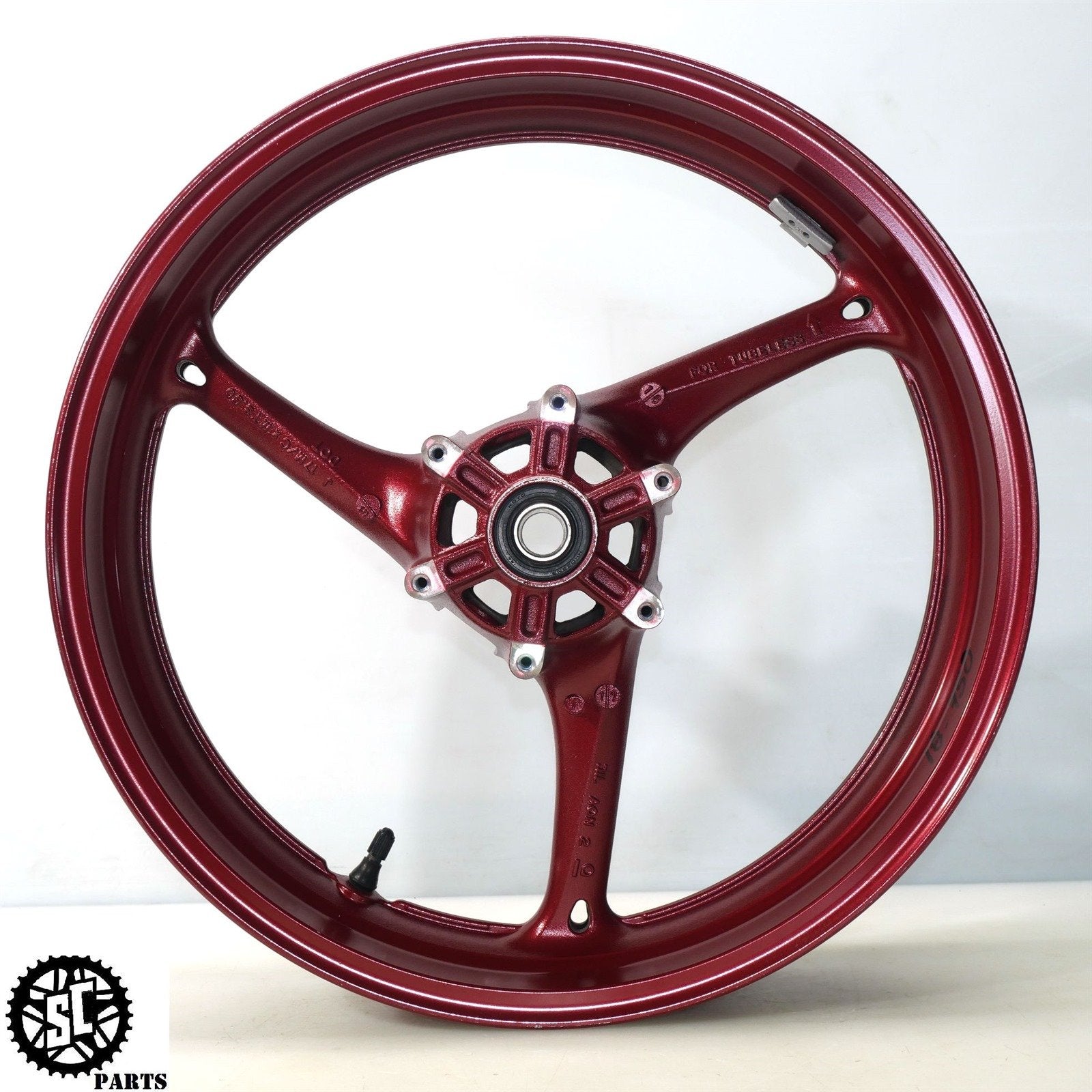 2018 SUZUKI GSXR 600 750 FRONT WHEEL RIM STRAIGHT S76 – SALVAGECYCLEPARTS