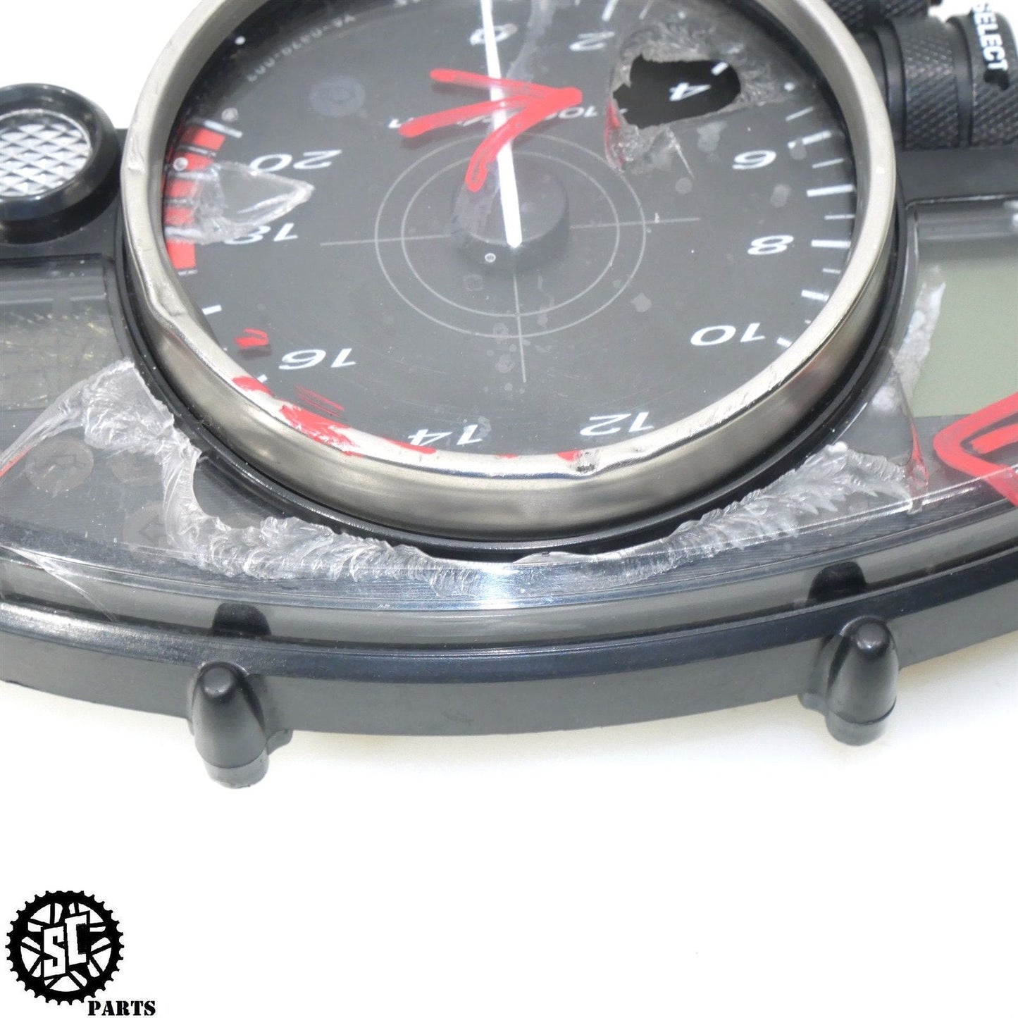 2007 06 07 YAMAHA YZF R6 SPEEDOMETER INSTRUMENT GAUGE CLUSTER Y25