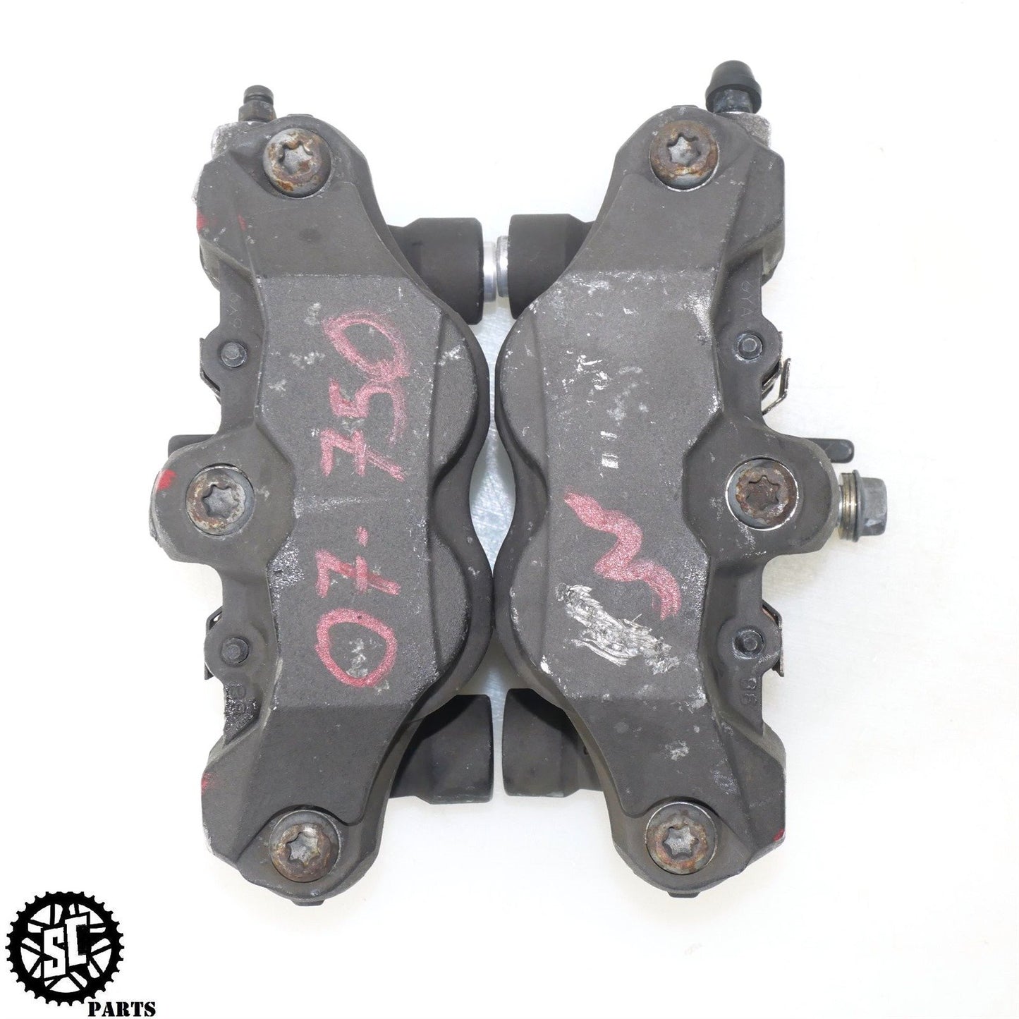 06 07 SUZUKI GSXR 750 FRONT BRAKE CALIPERS S64