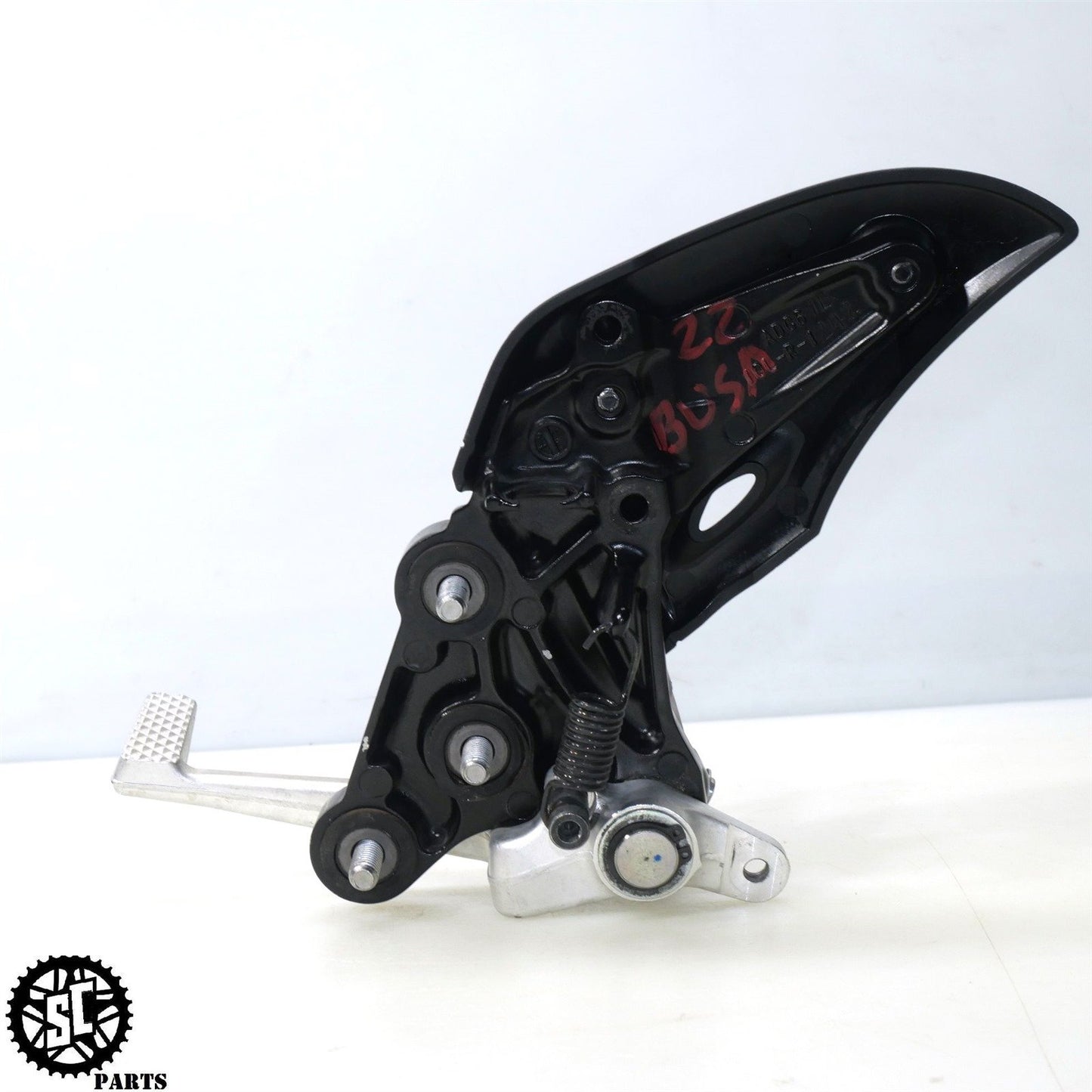 2022-2024 SUZUKI HAYABUSA RIGHT REARSET FRONT PEG BRACKET 43510-10L00 S14