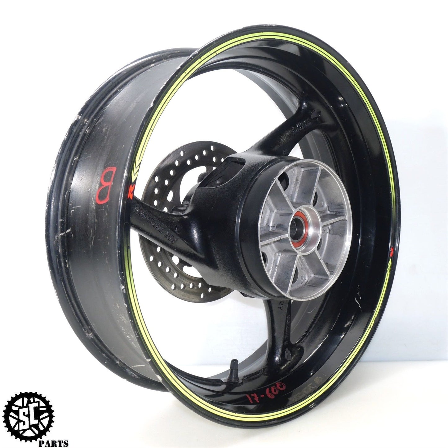 2017 SUZUKI GSXR 600 REAR WHEEL RIM SB S06