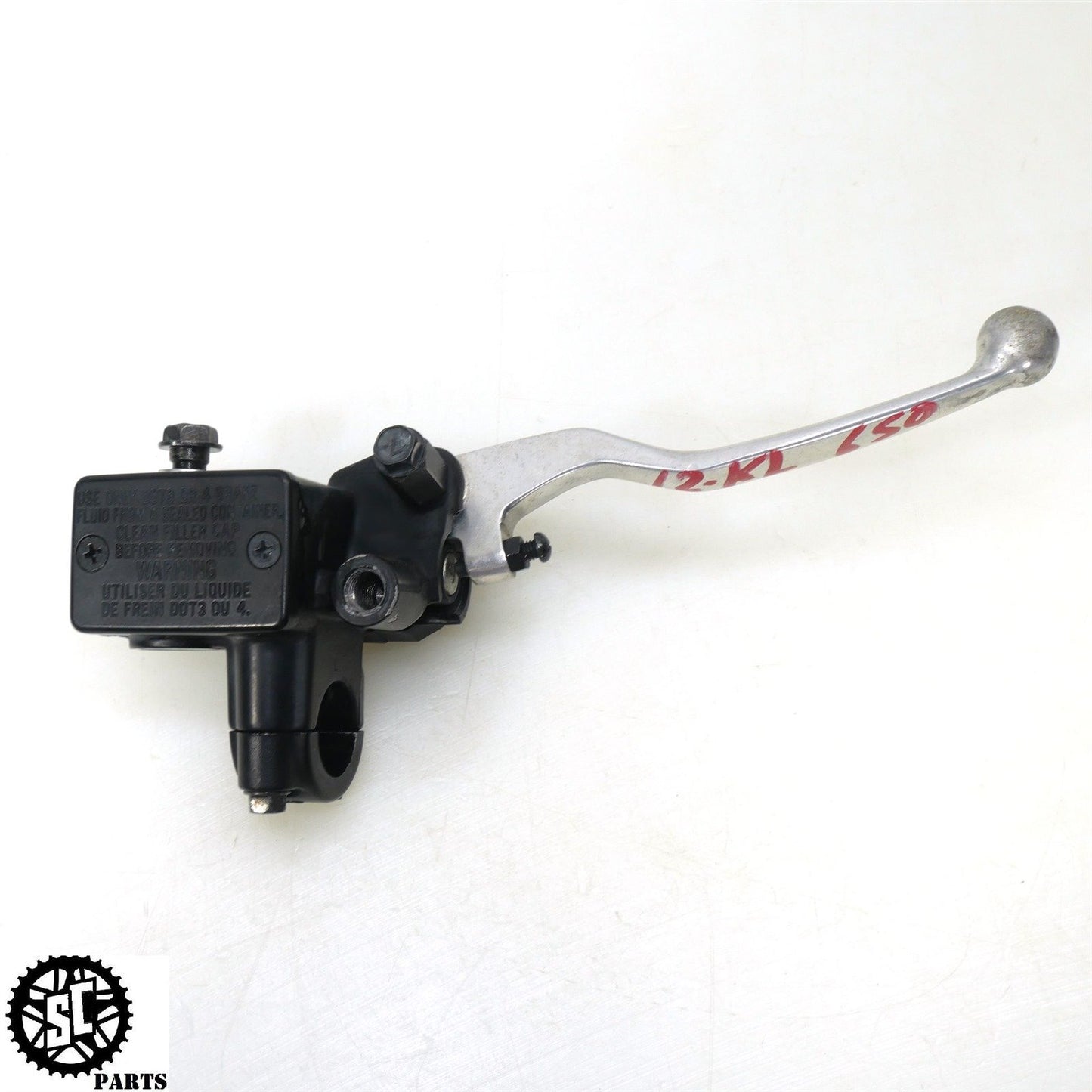 2012 KAWASAKI KLR 650 KL FRONT BRAKE MASTER CYLINDER LEVER K50